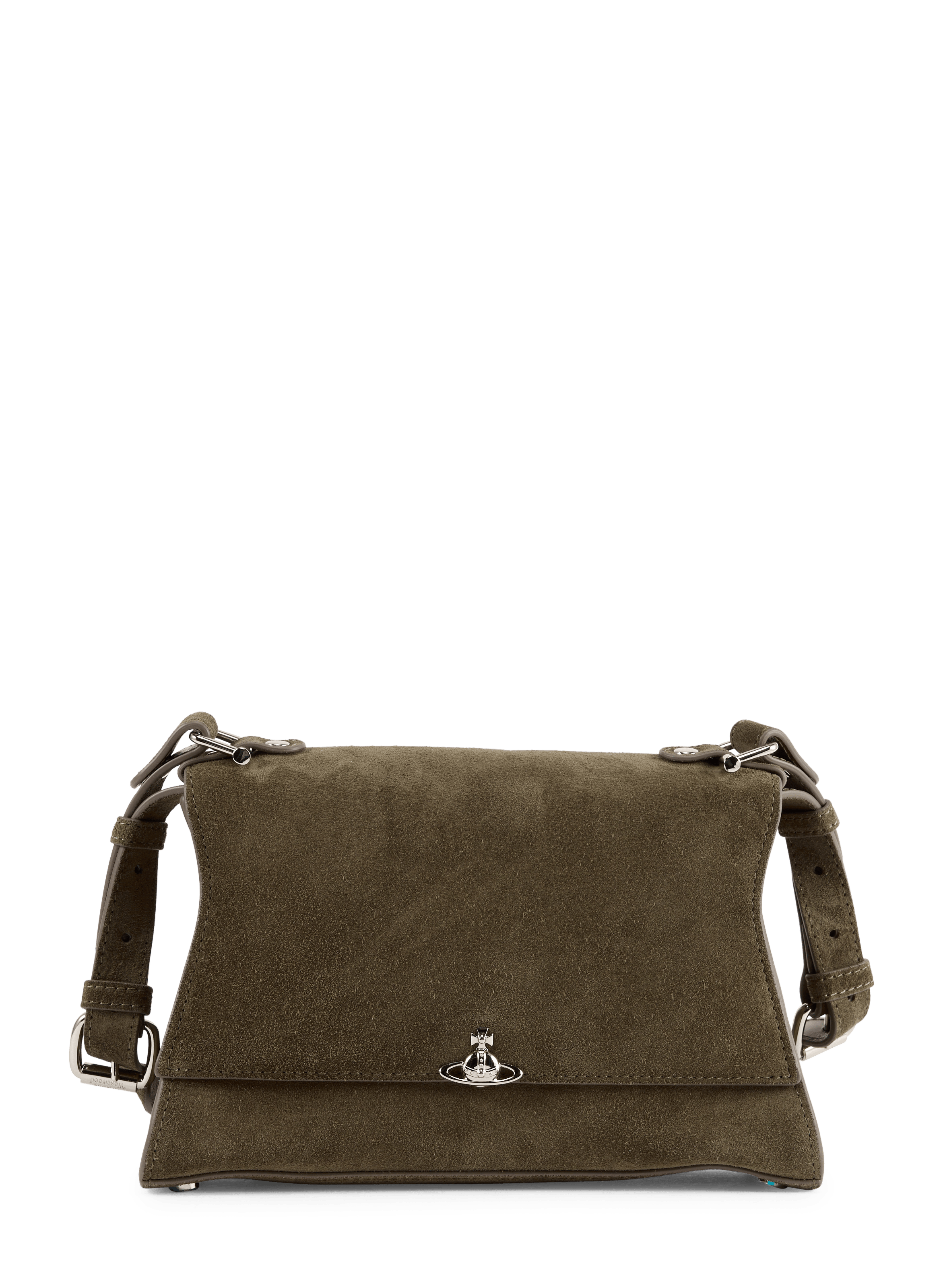 Kleine Bianca-schoudertas van kalfsleer VIVIENNE WESTWOOD Groen