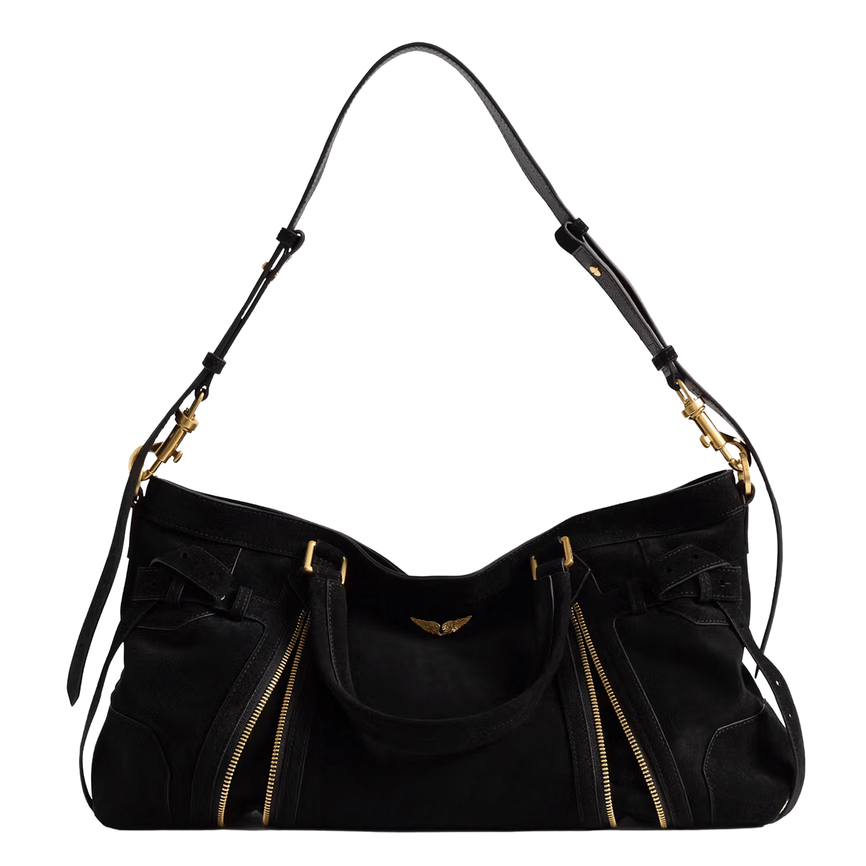 Madison Medium schoudertas van leer ZADIG&VOLTAIRE Zwart