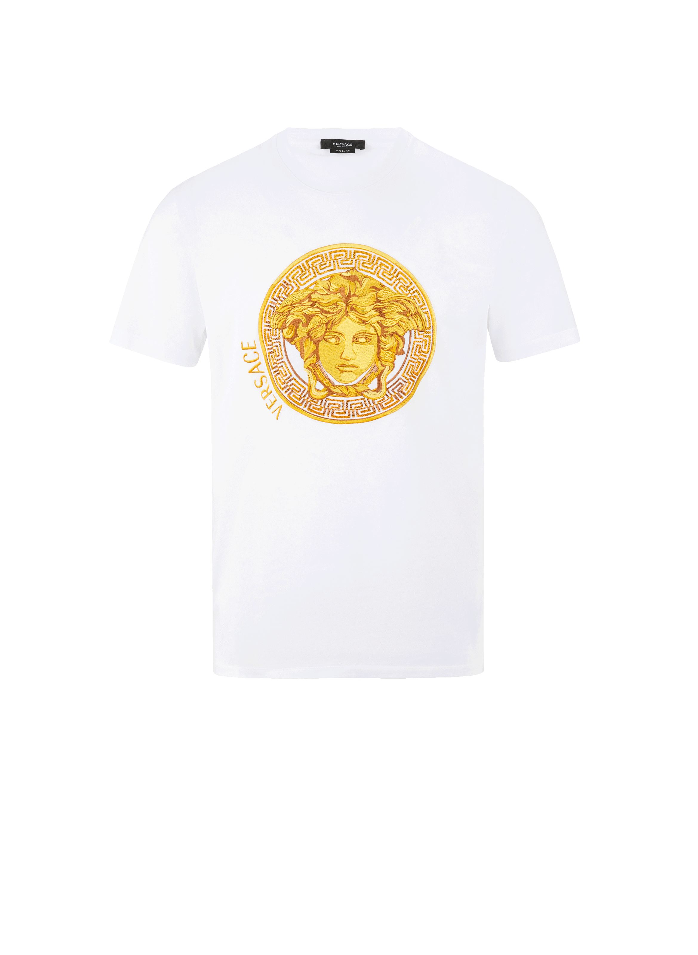 T-shirt brodé Médusa en coton