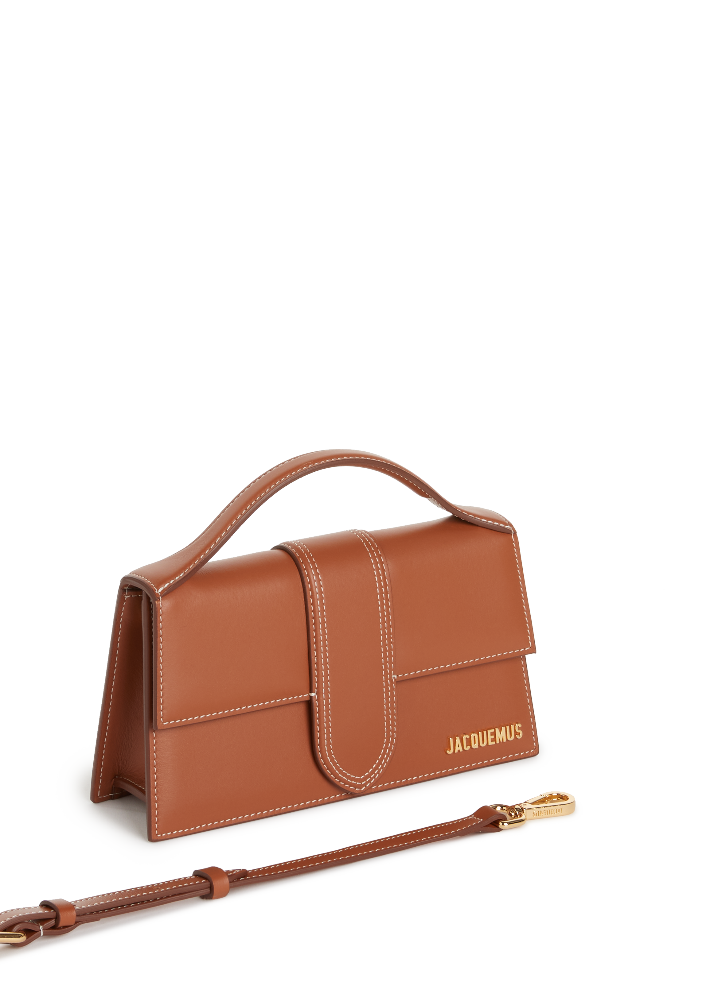 Le Grand Bambino leather bag JACQUEMUS Brown