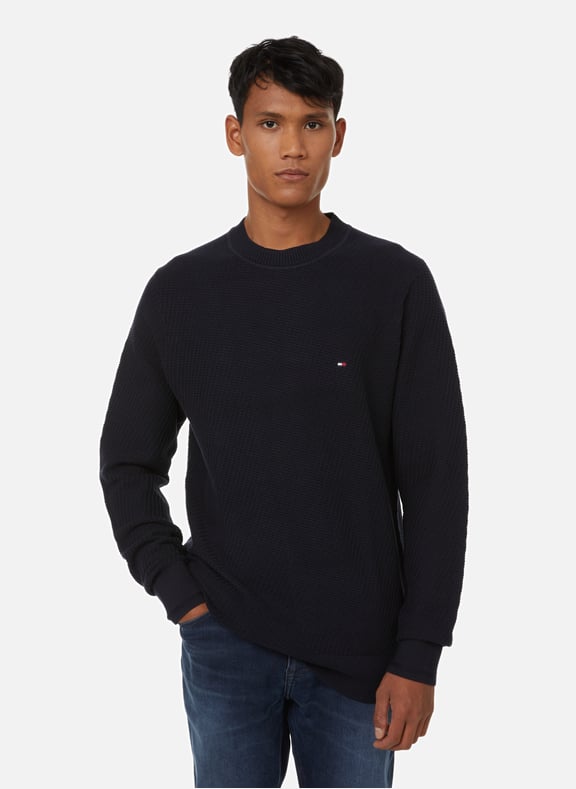 Mens grey sales tommy hilfiger jumper