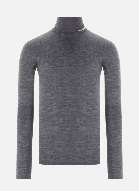 Gray wool t-shirtJIL SANDER 