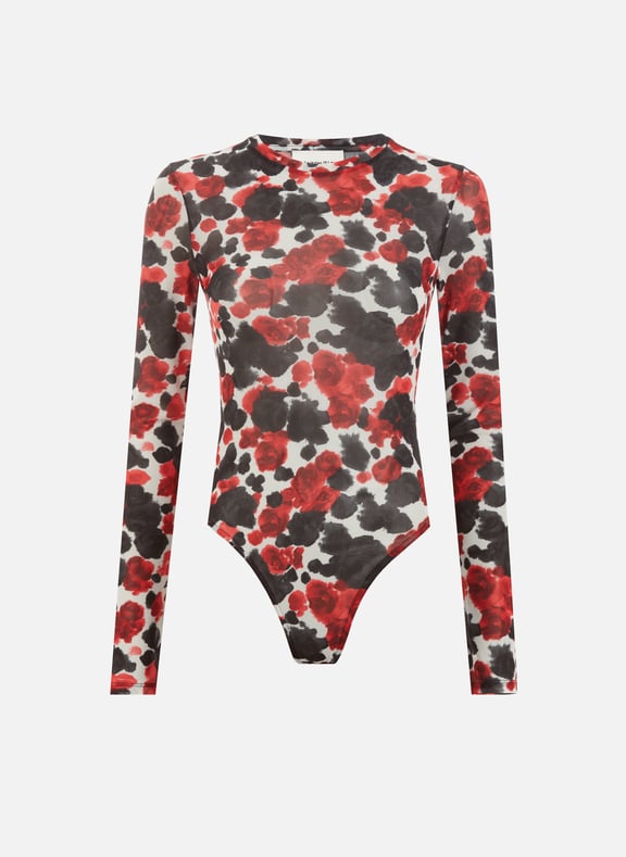Floral print bodysuit hotsell