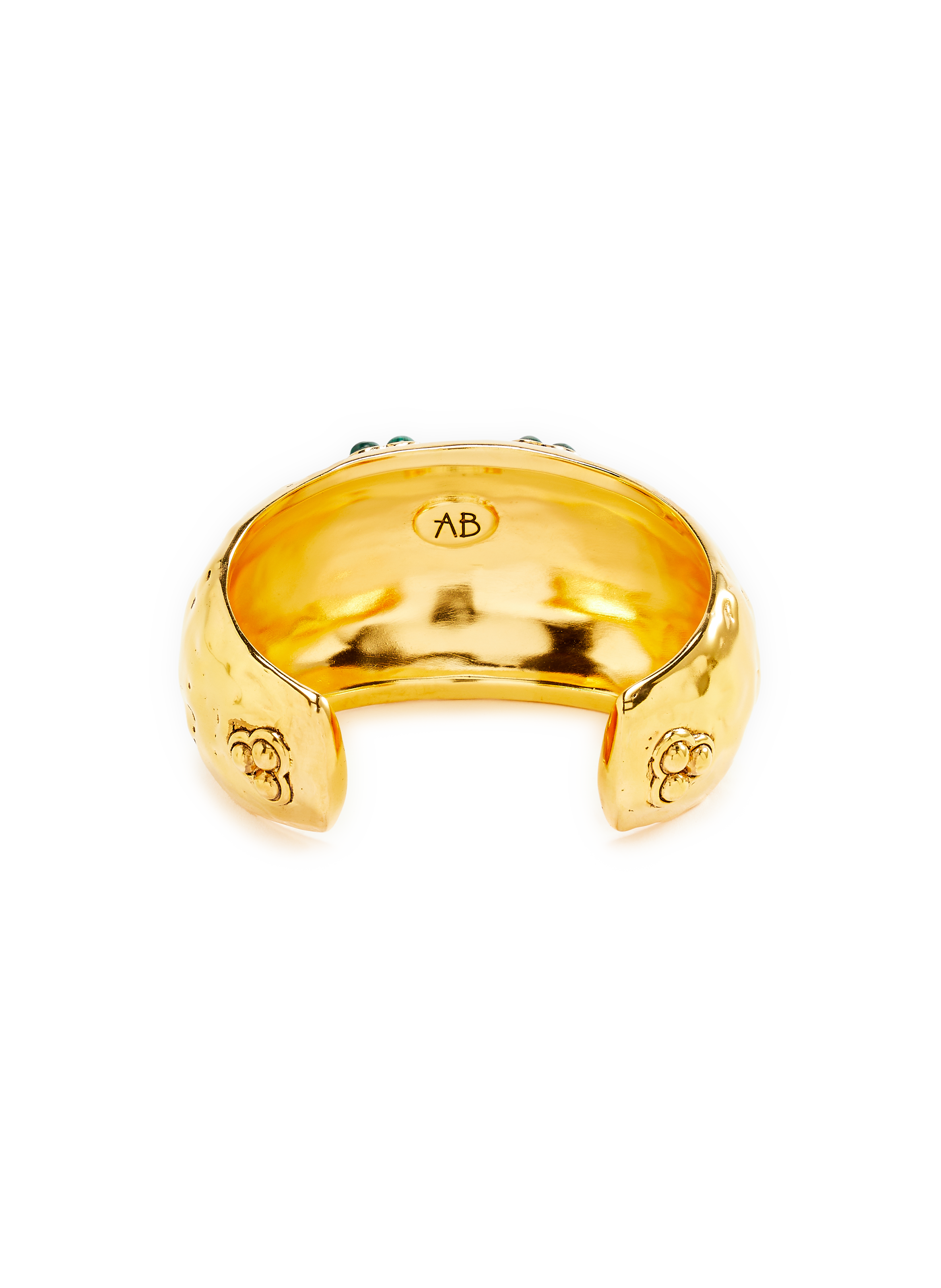 Bracelet manchette Trifea AURELIE BIDERMANN Vert