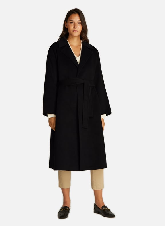 Long wool coat Black by CALVIN KLEIN CALVIN KLEIN Long wool coat Black