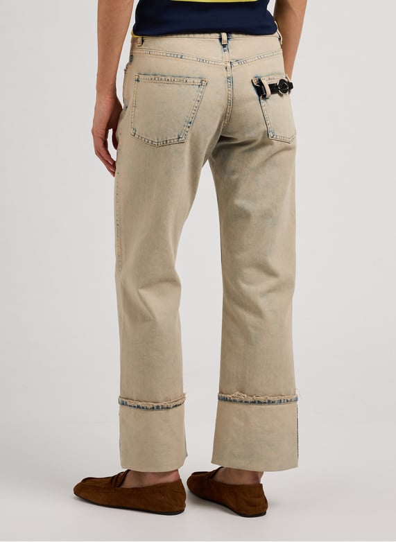 Jean boyfriend délavé  | Gris by COPERNI Jean boyfriend délavé  Gris