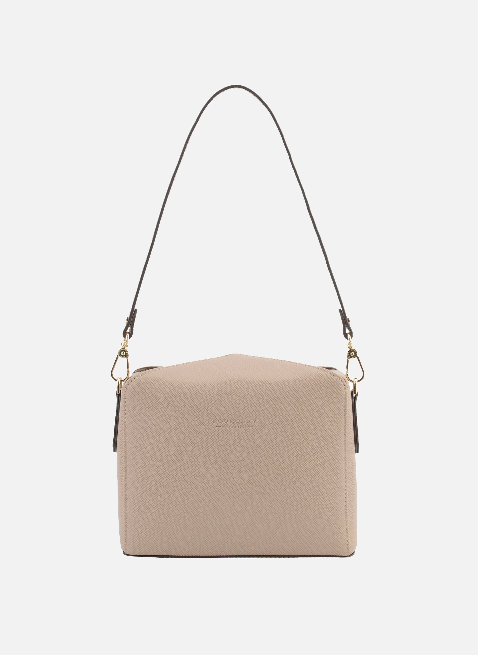 POURCHET Cassetta toile - sac porté épaule Beige