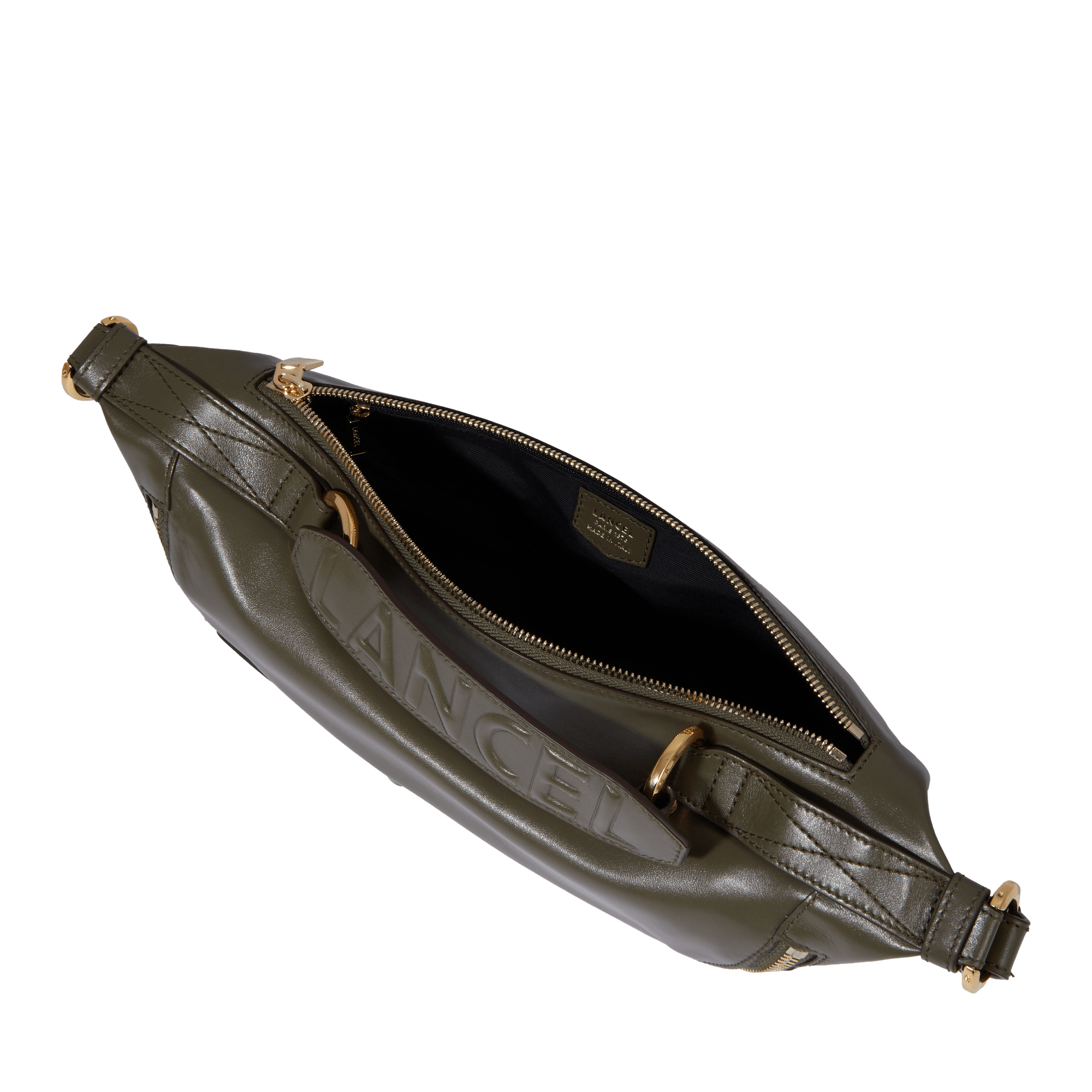 Sac porté croisé s - origami de lancel LANCEL Vert