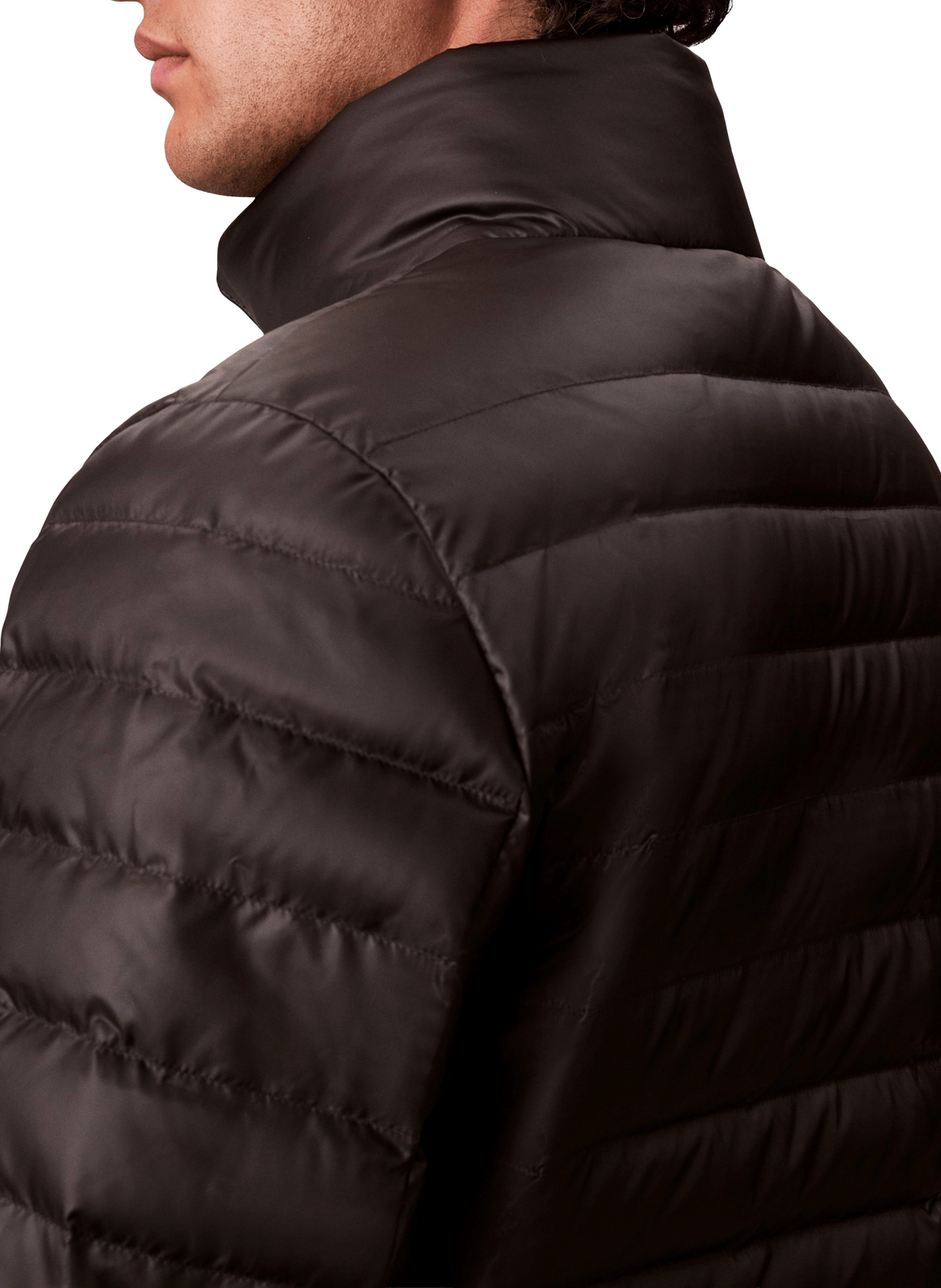 Quilted high-neck jacket CALVIN KLEIN Black