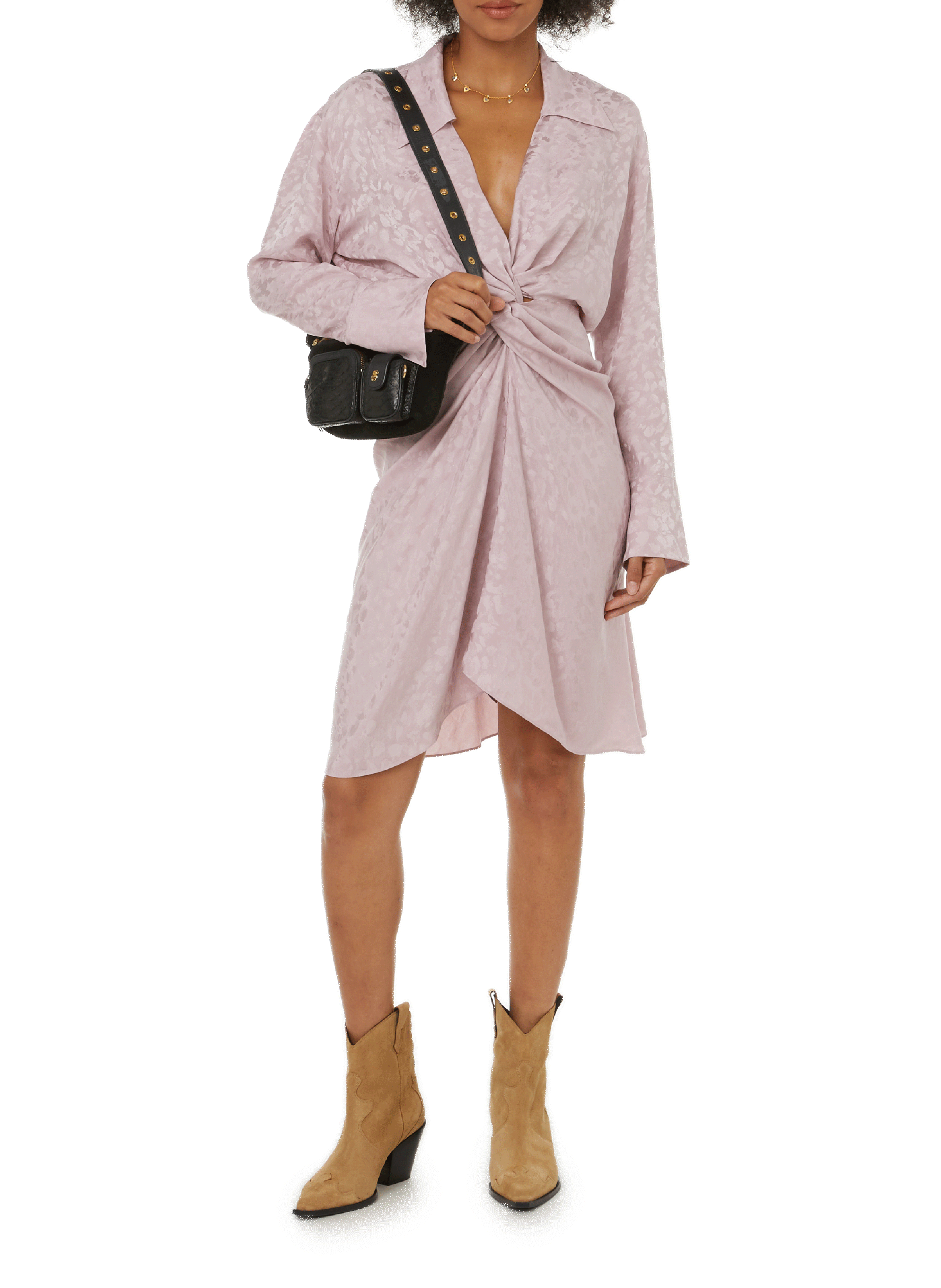 Sac banane Roméo en python CLARIS VIROT Noir