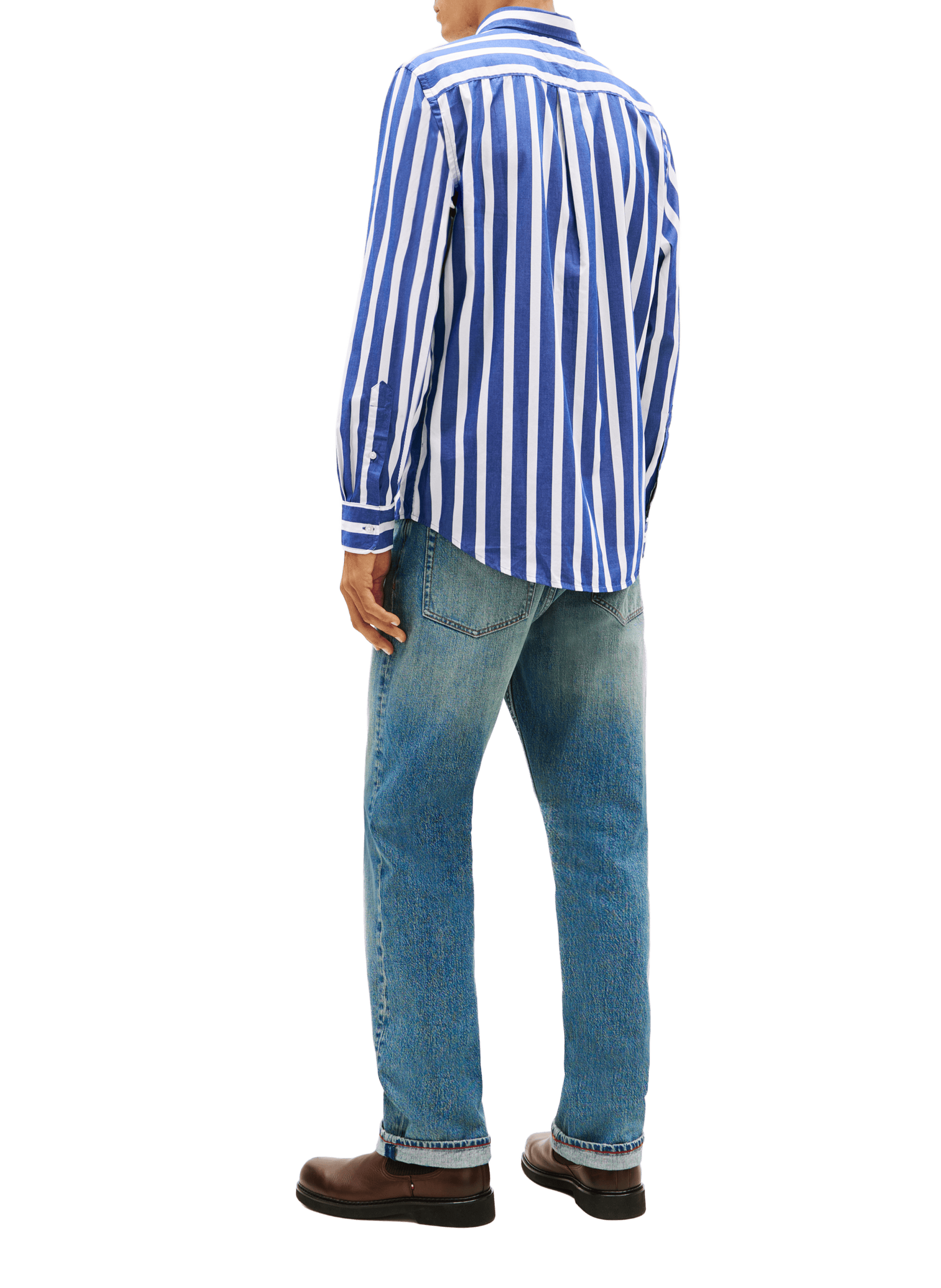 Chemise à manches longues rayée TOMMY HILFIGER Multicolore