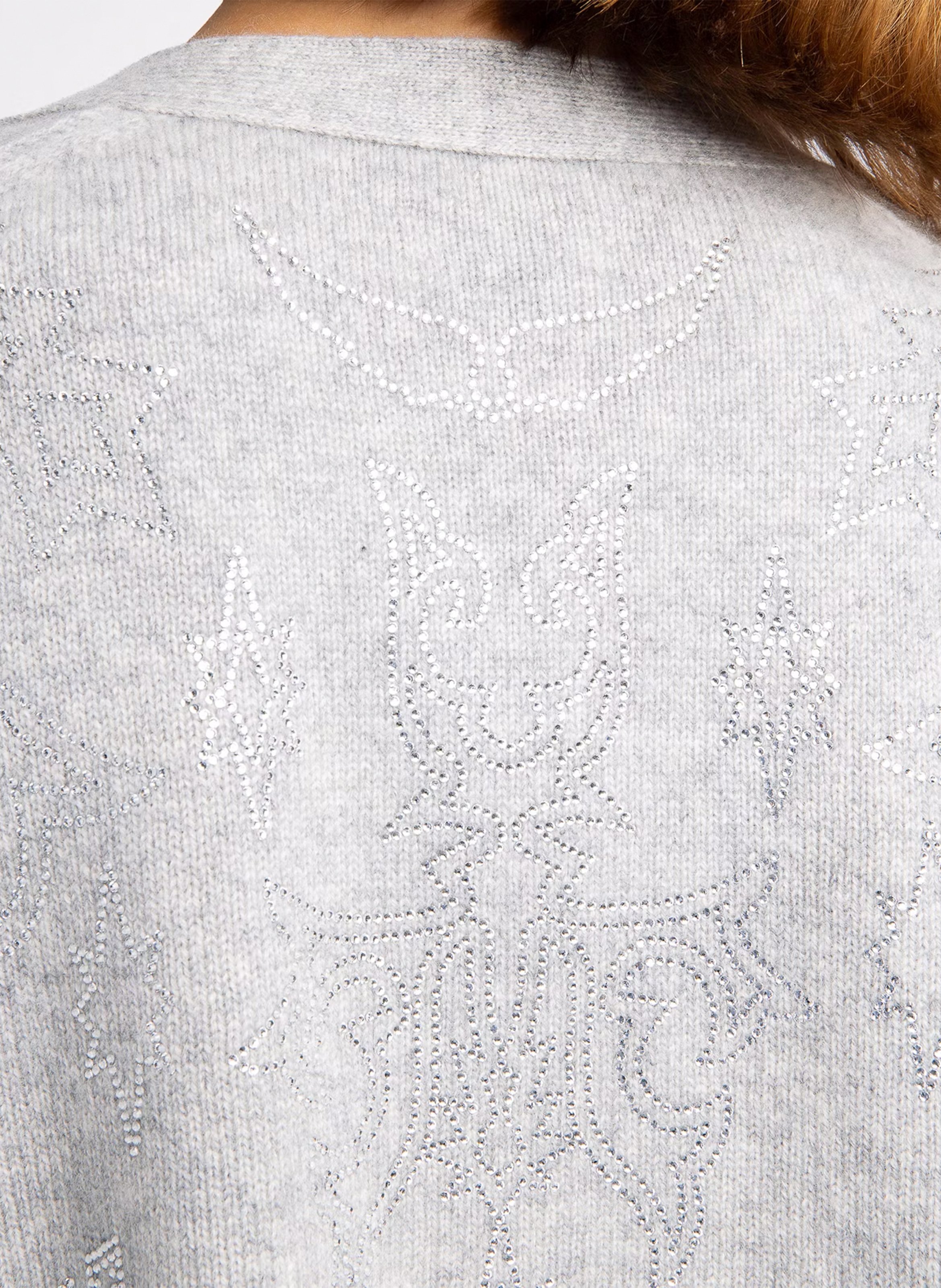 Gilet col v en cachemire salomy ZADIG&VOLTAIRE Gris