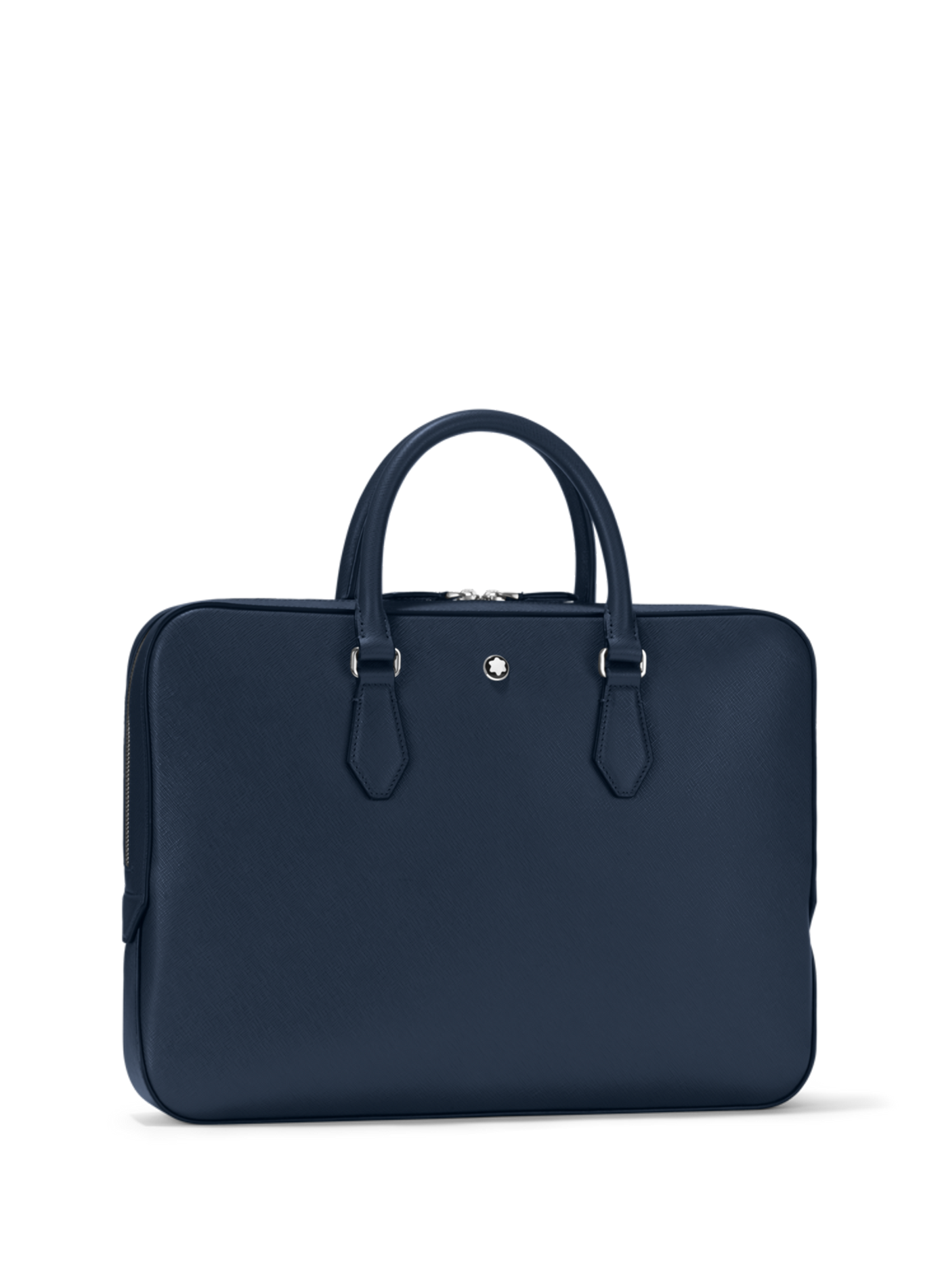 Leather document holder with shoulder strap MONTBLANC Blue