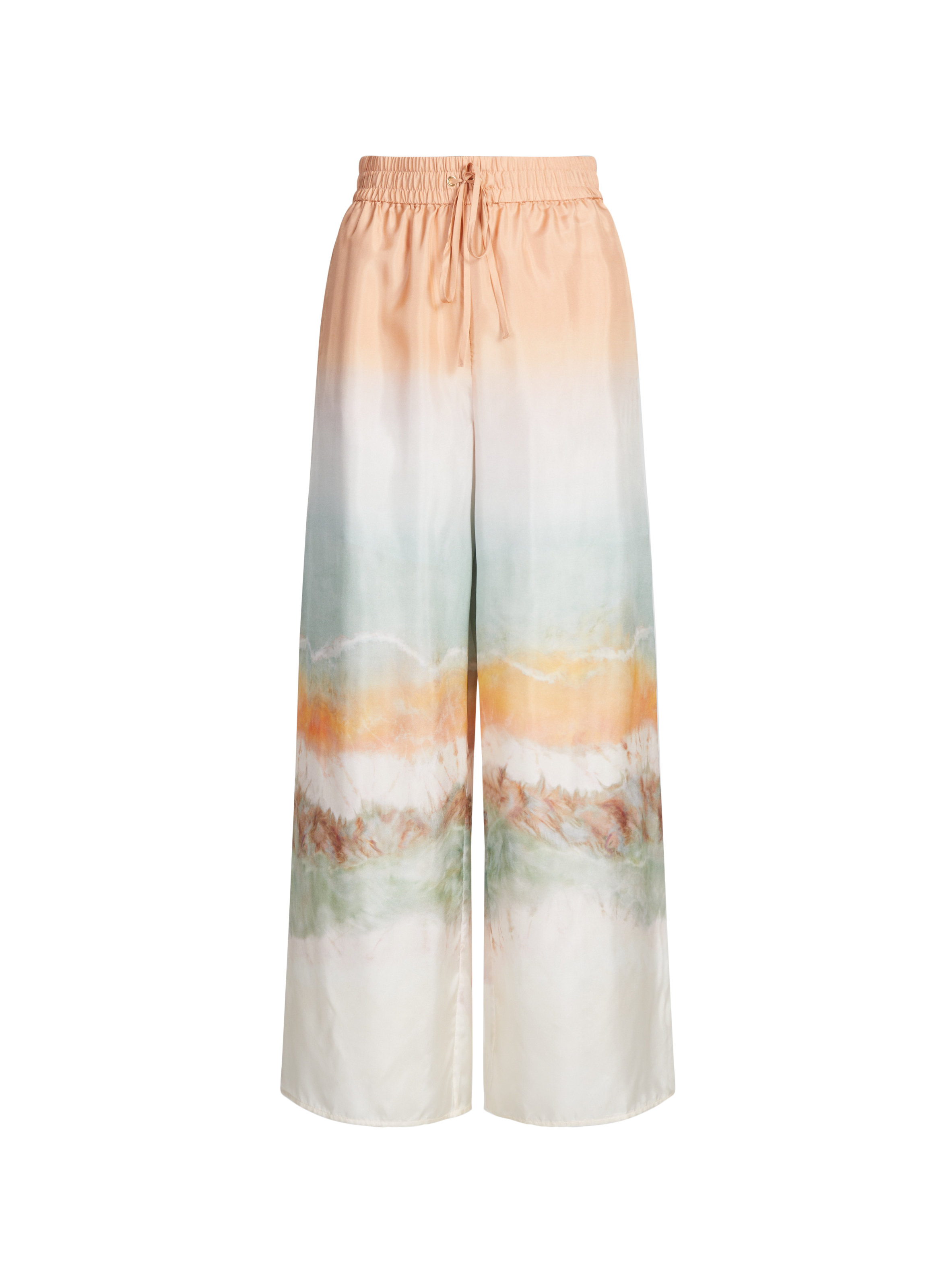 Loose silk trousers ZIMMERMANN Multicolour