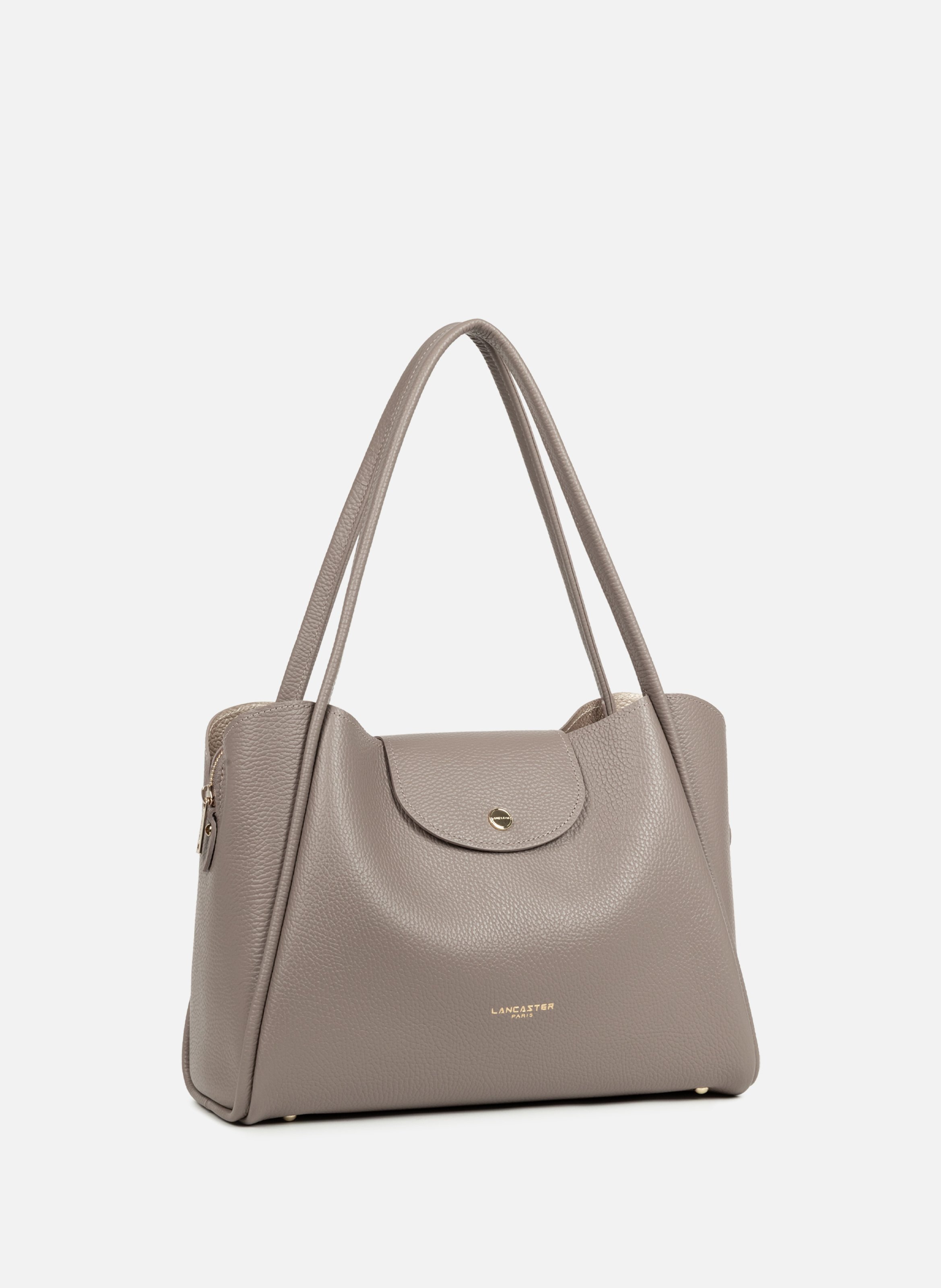 Grand sac cabas épaule - ida double LANCASTER Gris