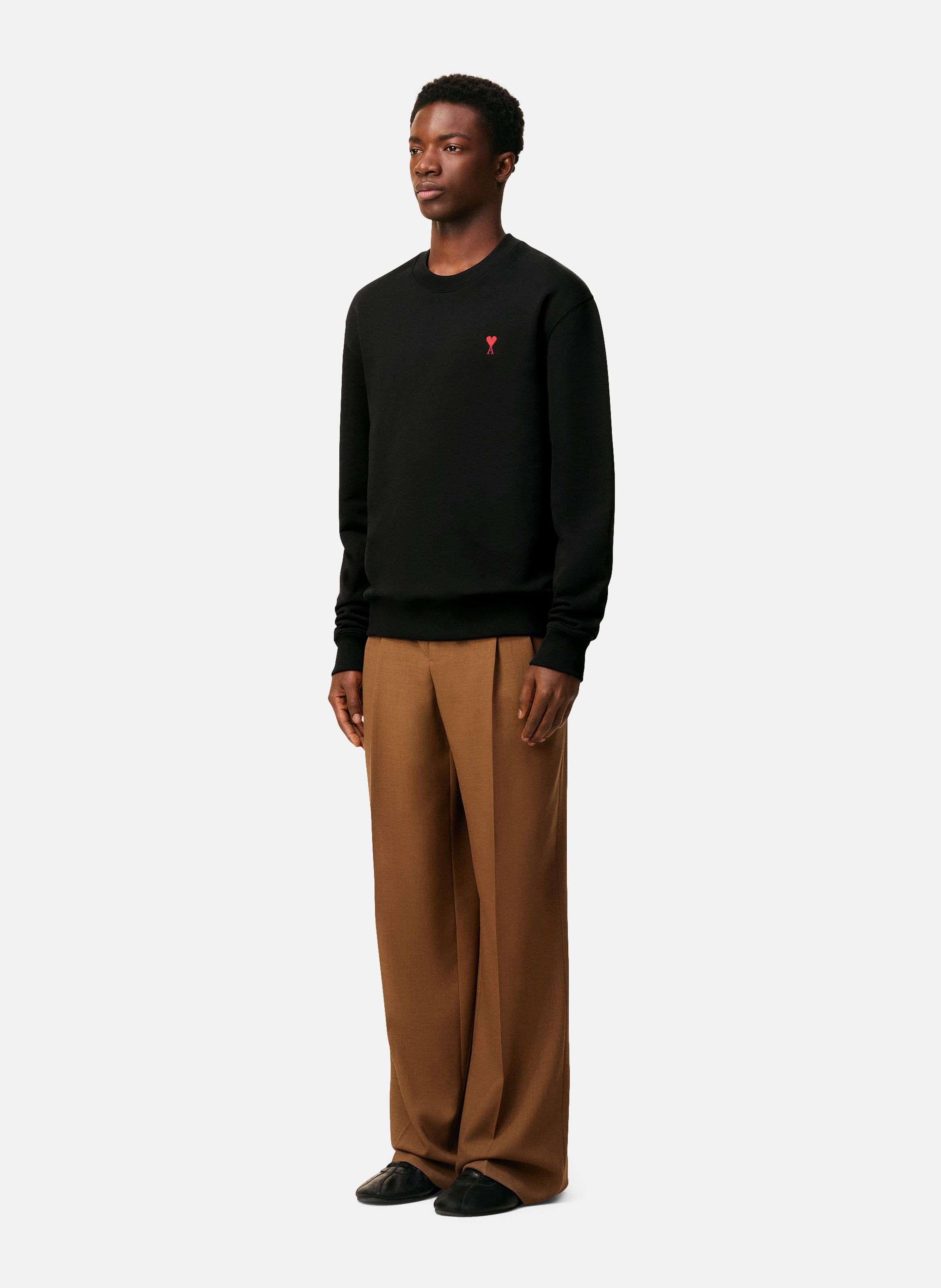 Sweatshirt Ami de Coeur Rouge unisexe AMI PARIS Noir