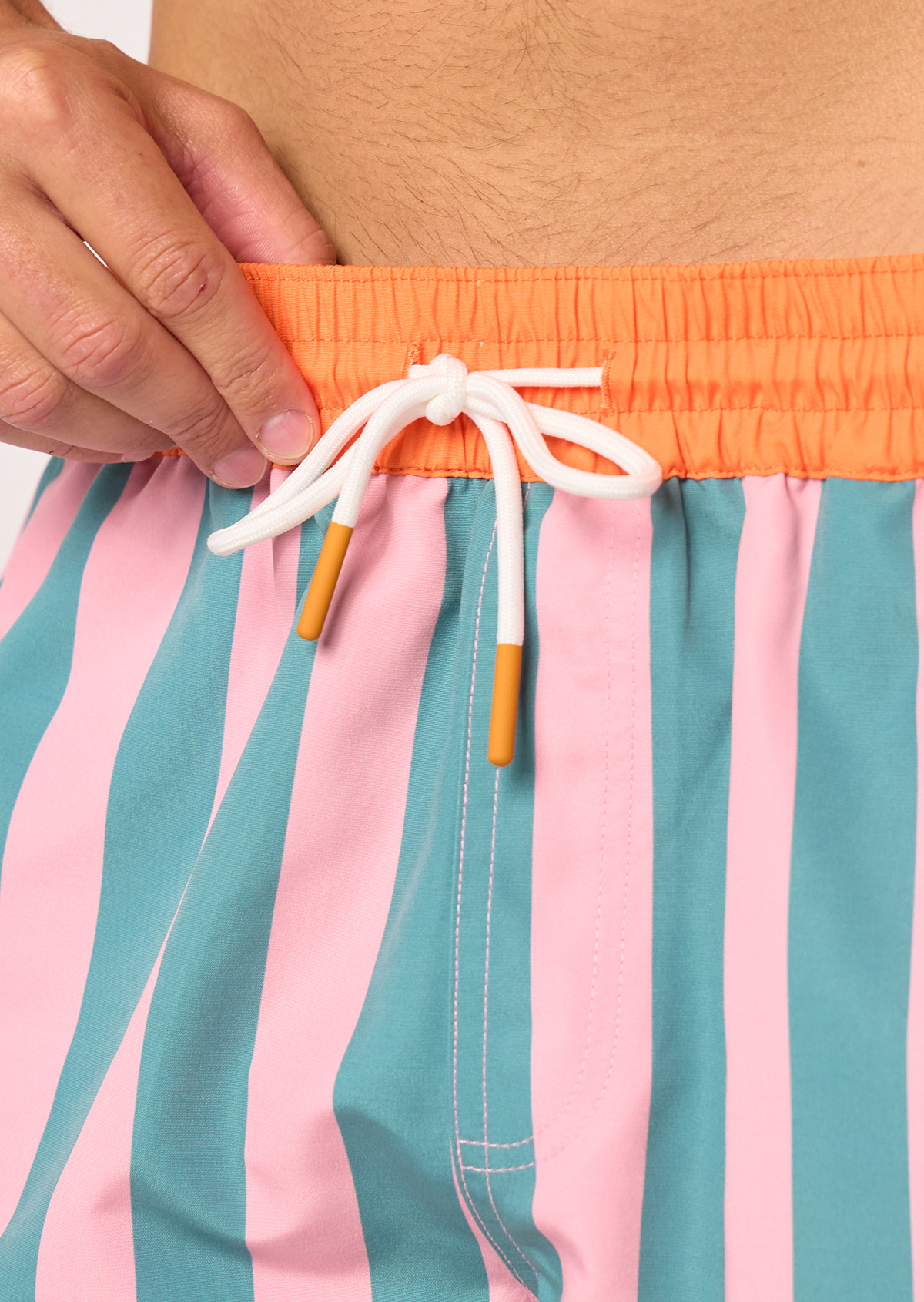 Short de bain en polyester recyclé BILLYBELT Rose