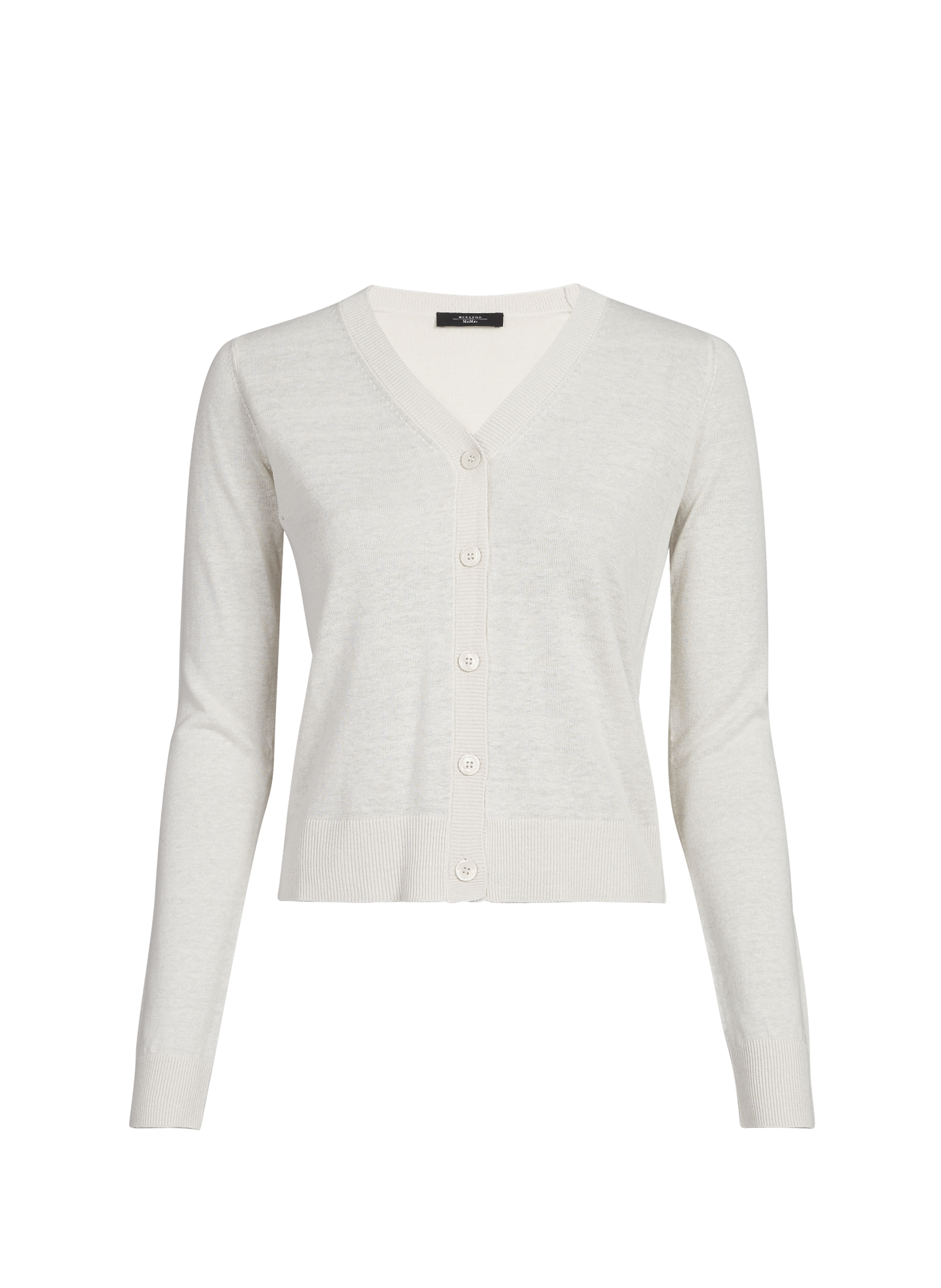 Cardigan en soie et lin MAX MARA WEEK END Beige