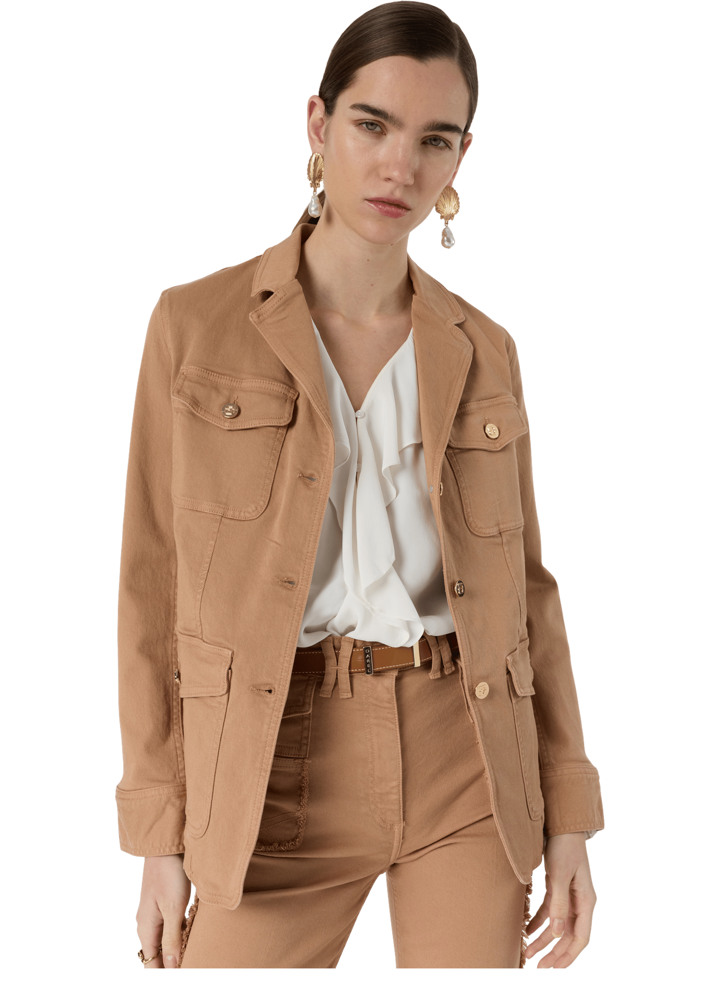 Saharienne en denim - tessia GERARD DAREL Beige