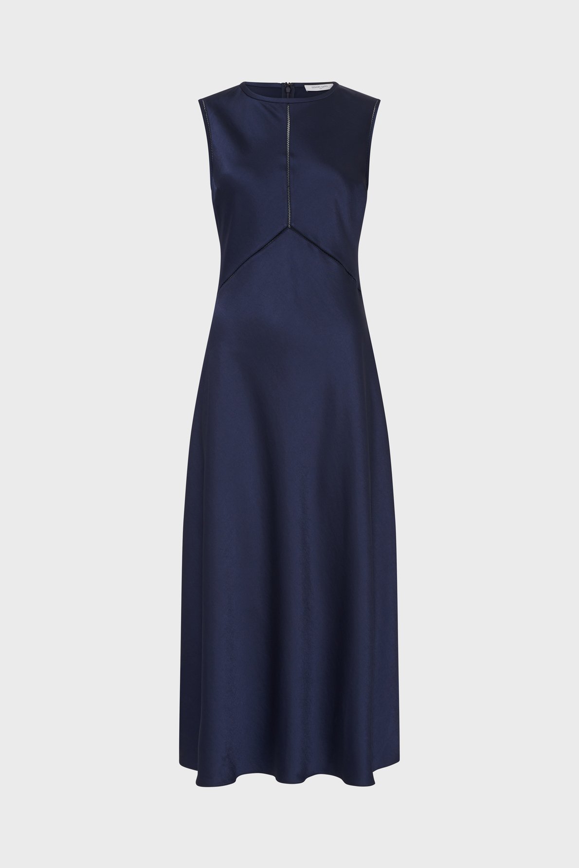 Robe longue en satin - raida GERARD DAREL Bleu
