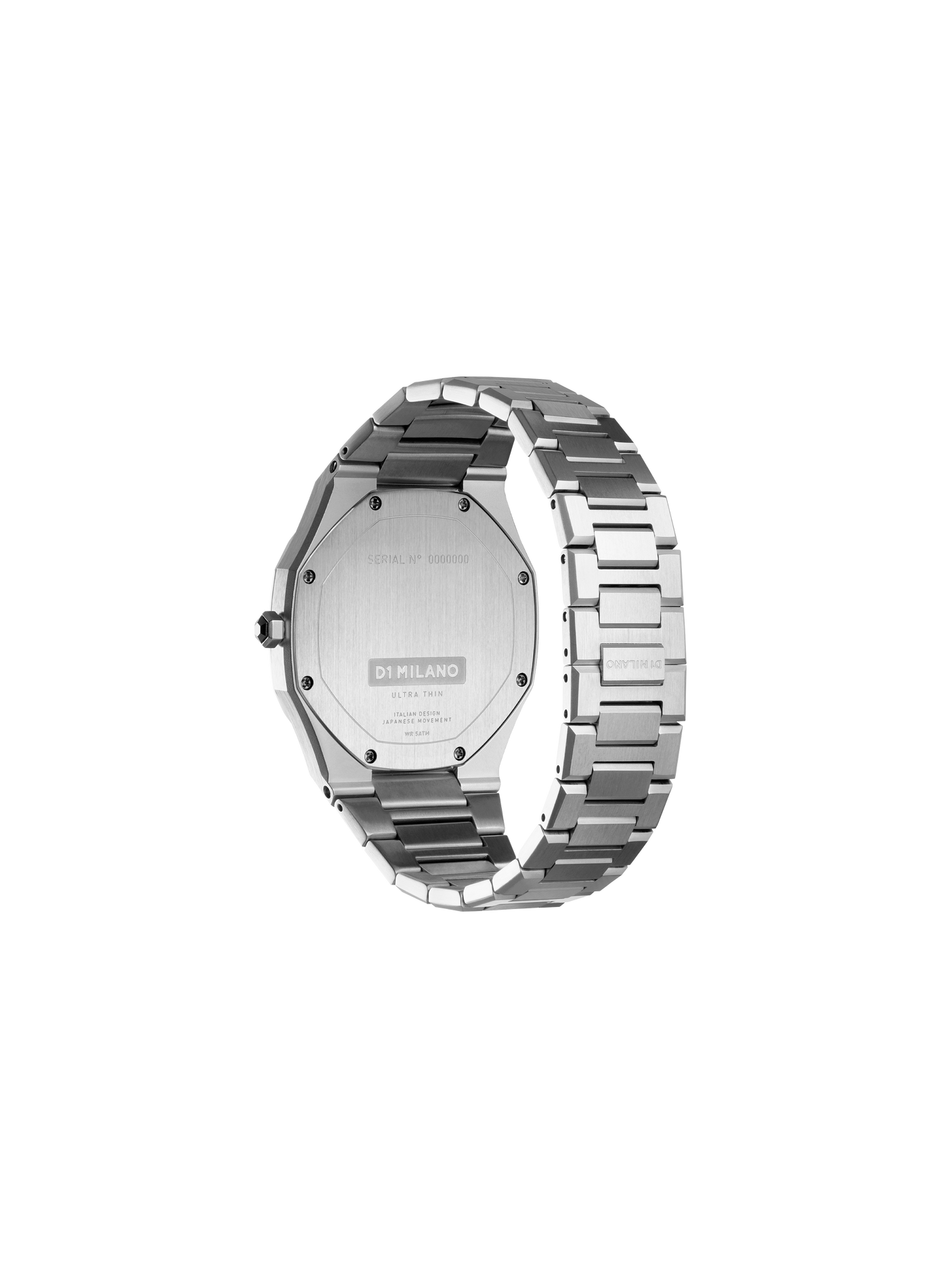 Montre Ocean en acier inoxydable D1 MILANO Argent