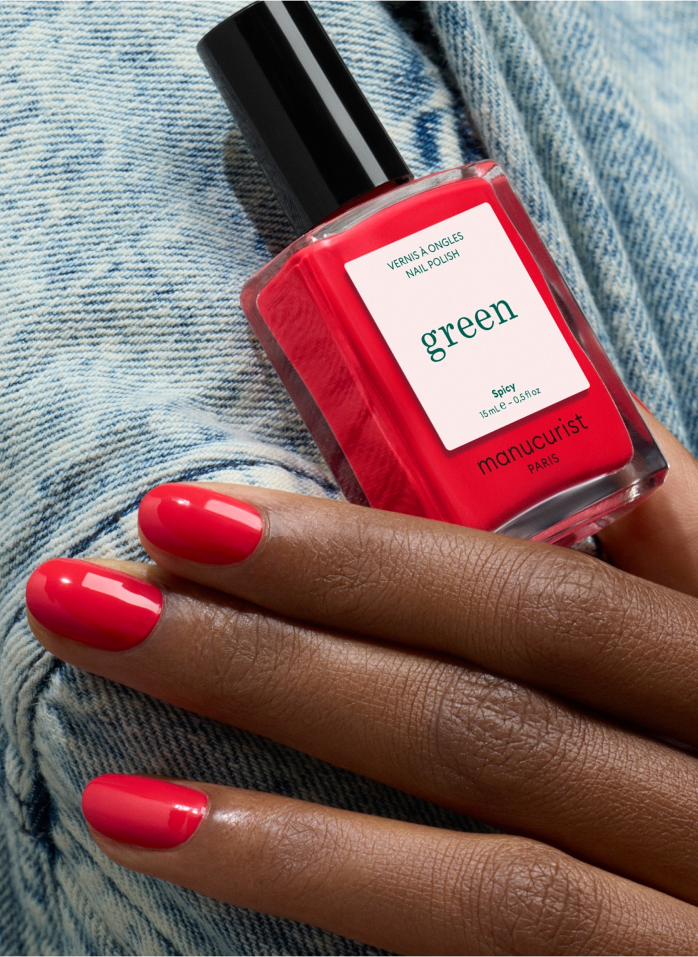 Green - Spicy MANUCURIST Rouge pop aux sous-tons rosés