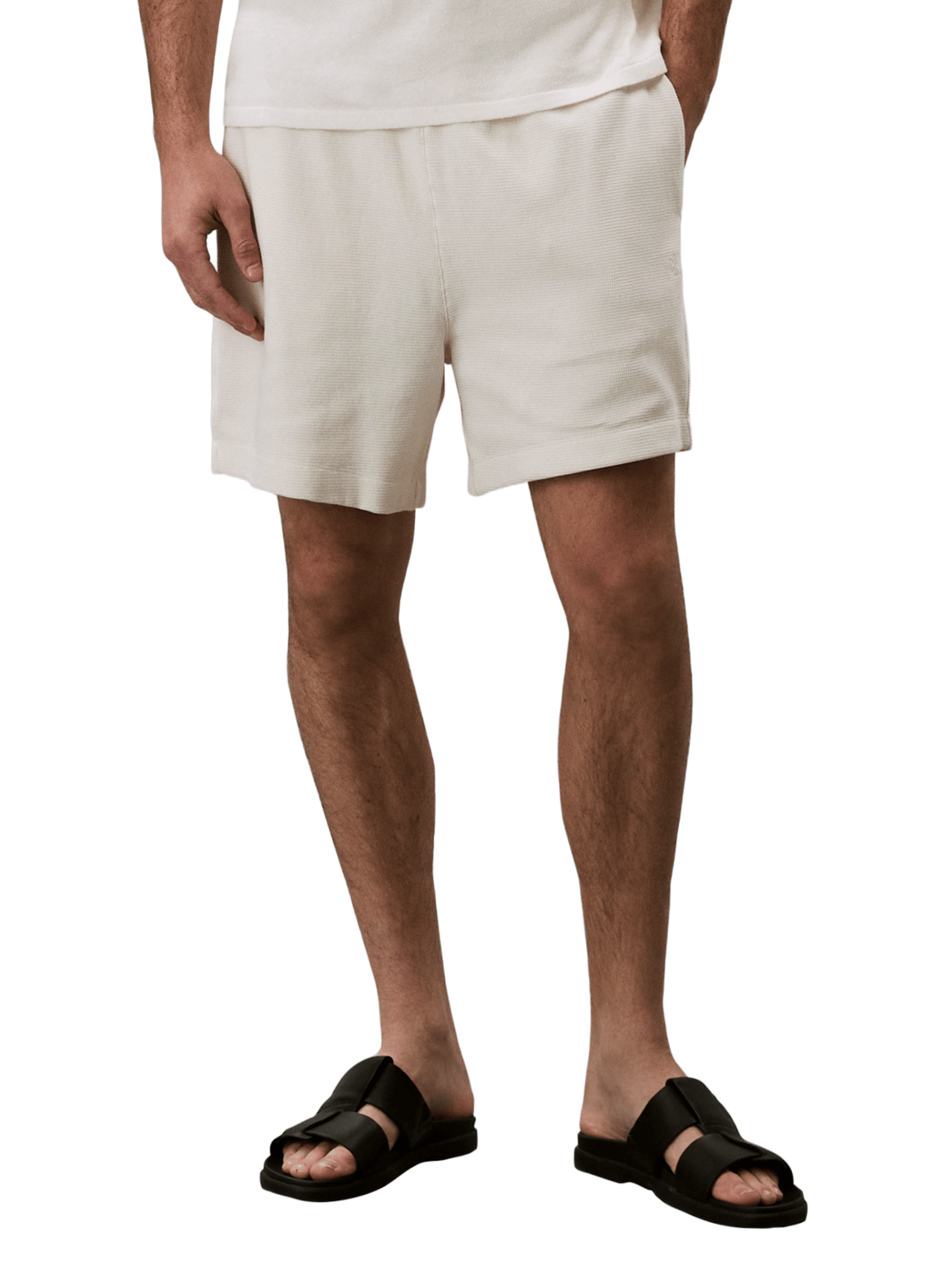 Short à taille élastique CALVIN KLEIN Beige