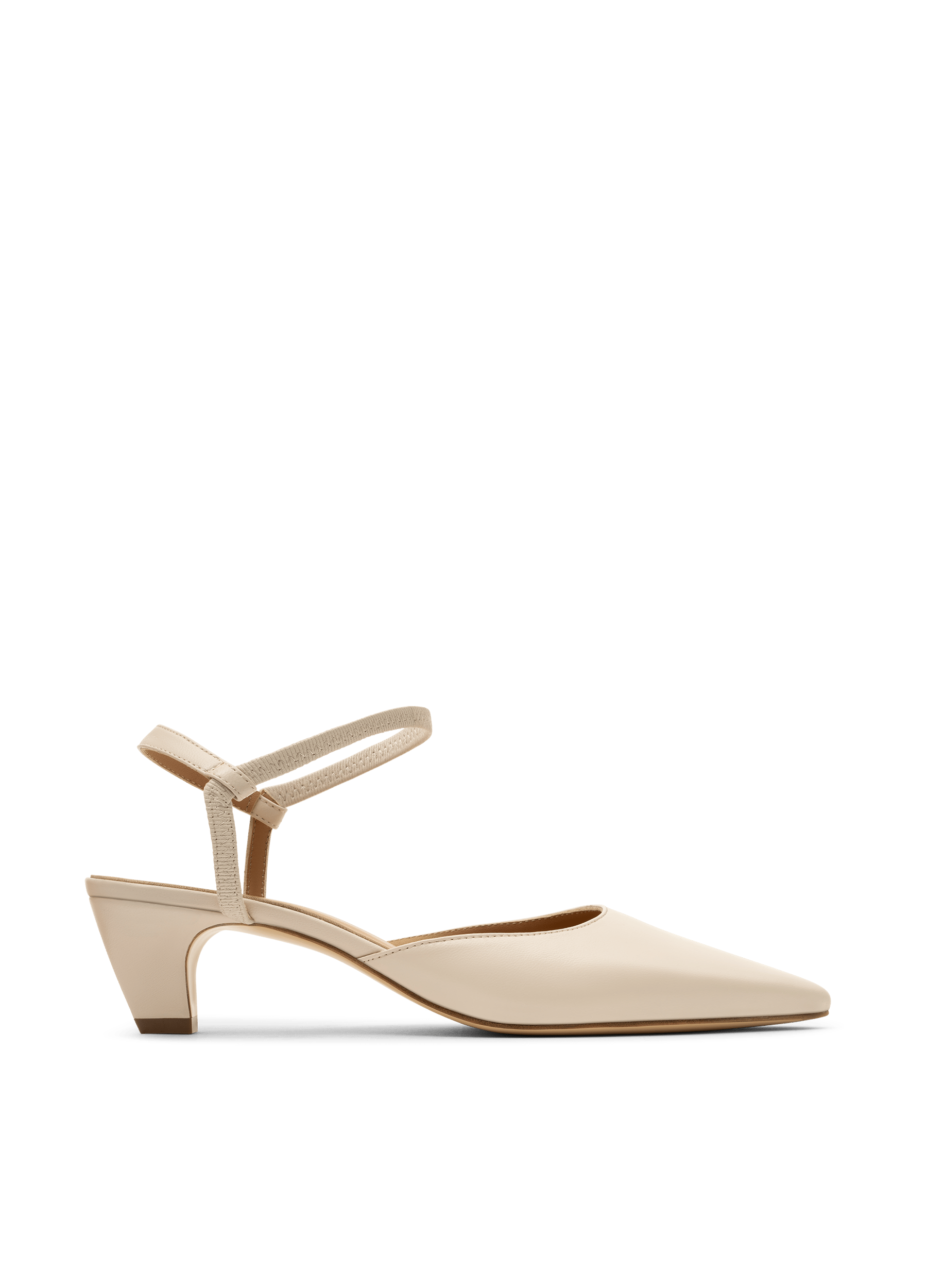 Sling back taylor en nappa PARALLELE Blanc