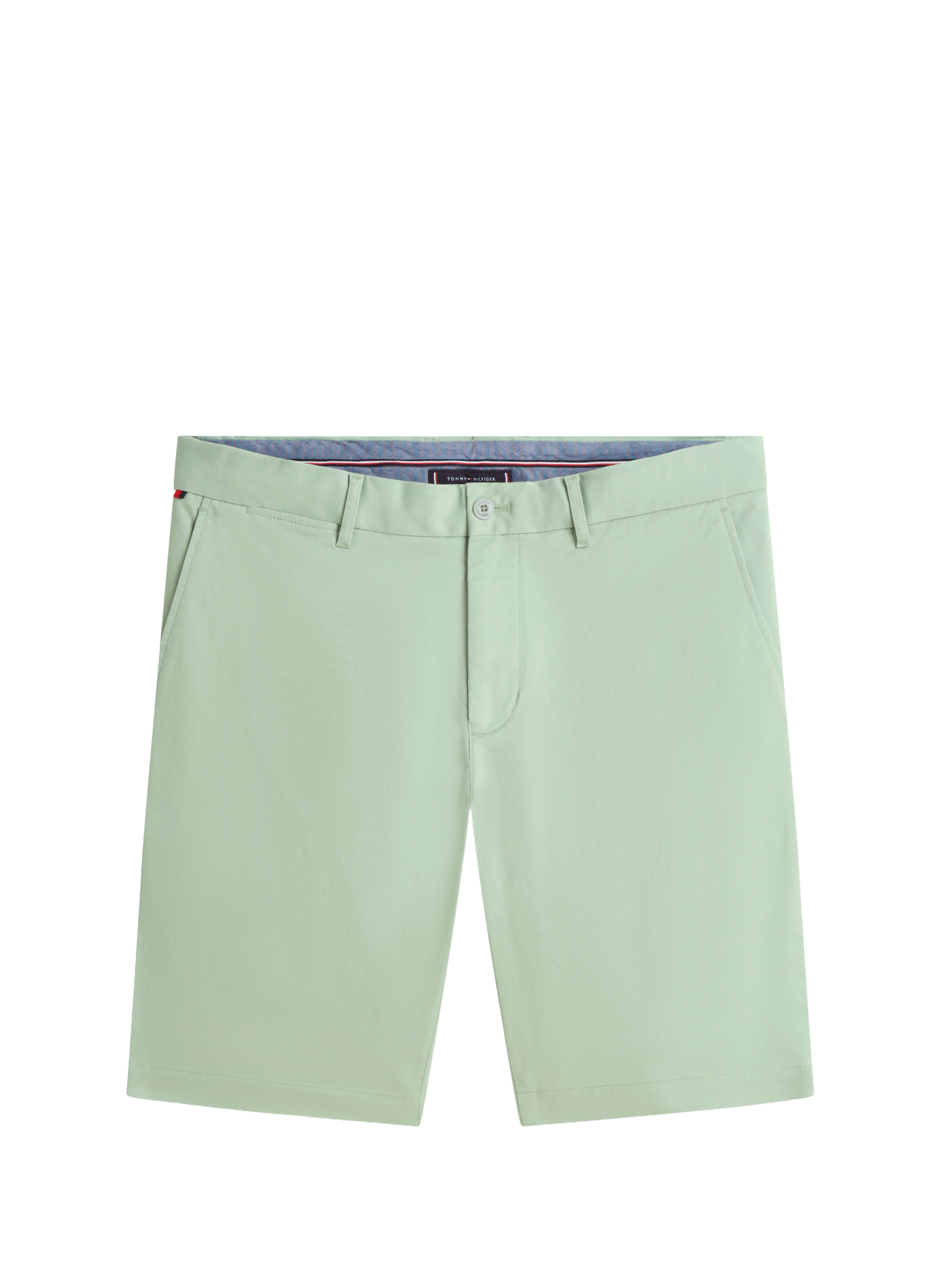 Bermuda chino à logo en coton mélangé TOMMY HILFIGER Vert