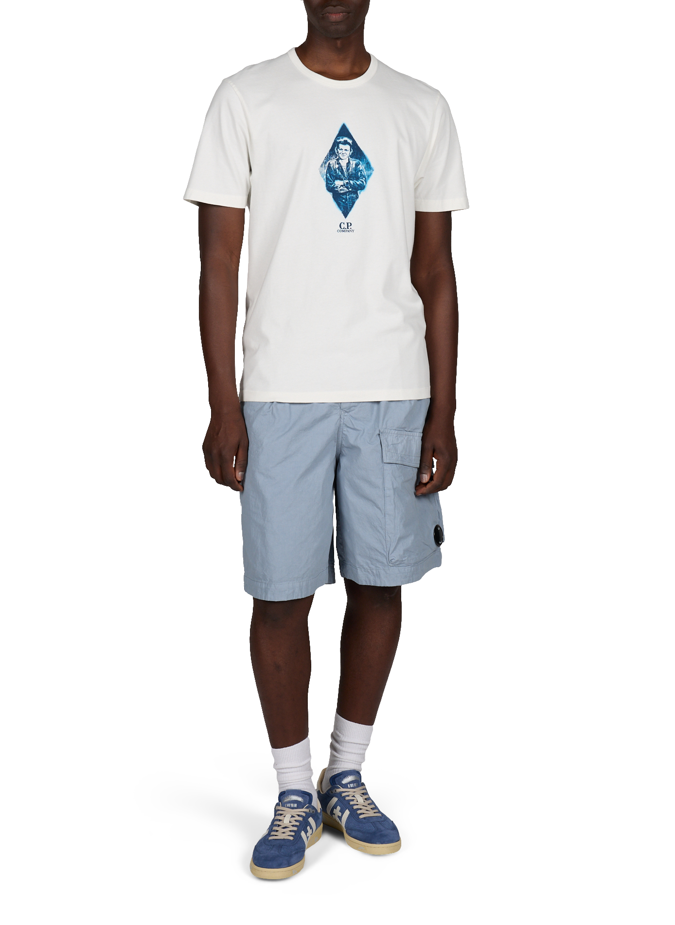 Perforated and Suede Bonnie Sneakers PREMIATA Blue