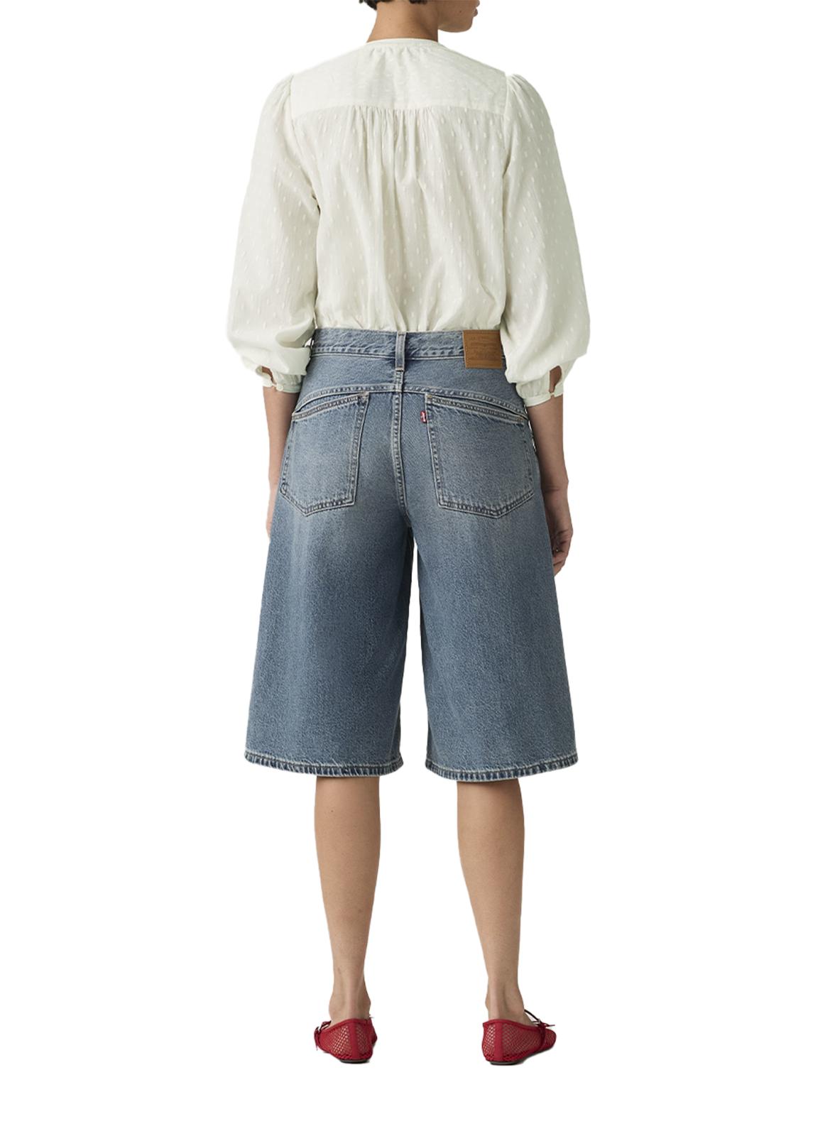Short baggy in cotton denim LEVI'S Blue