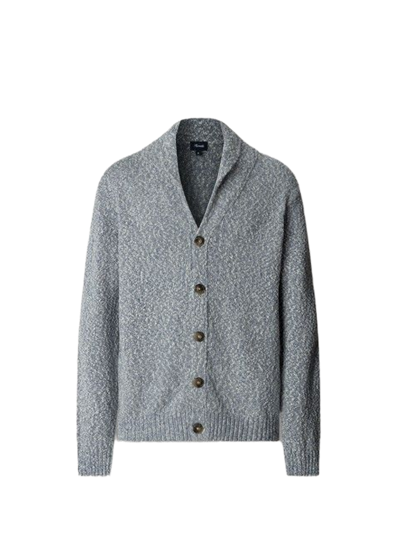 Straight cotton knit cardigan FACONNABLE Blue