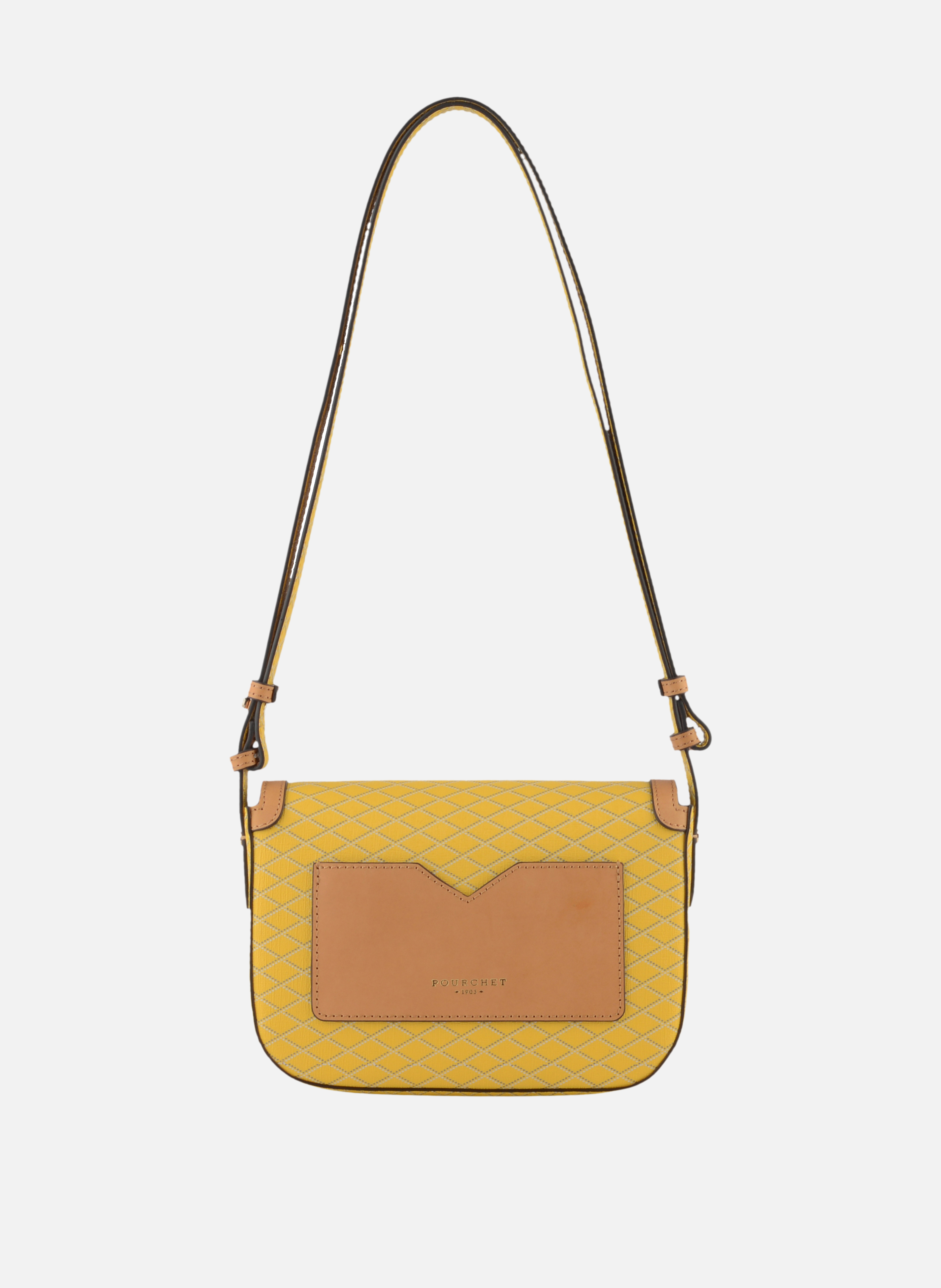 Waves | sac porté épaule POURCHET Jaune