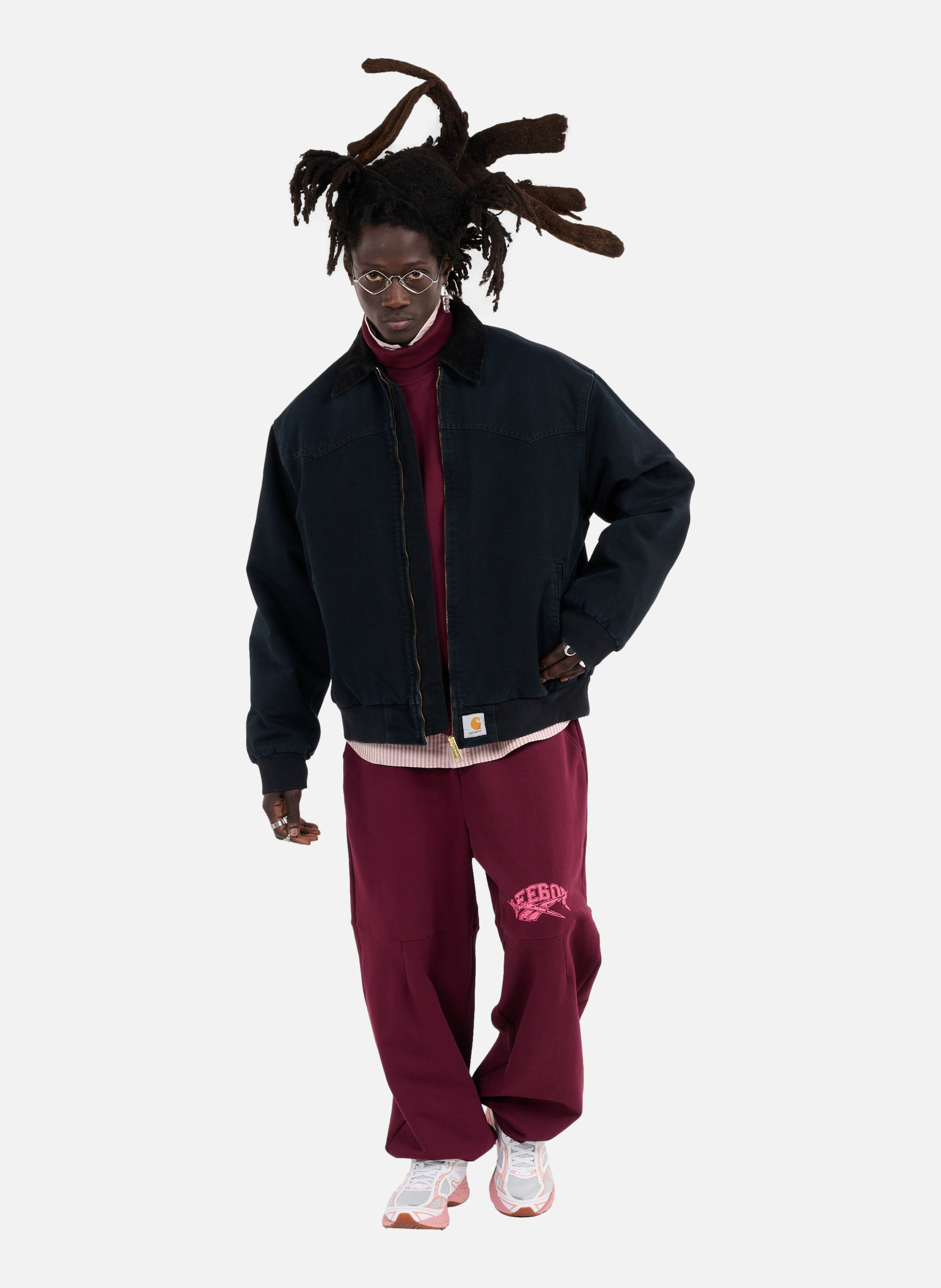 Veste og santa fe jacket | Noir CARHARTT WIP Homme