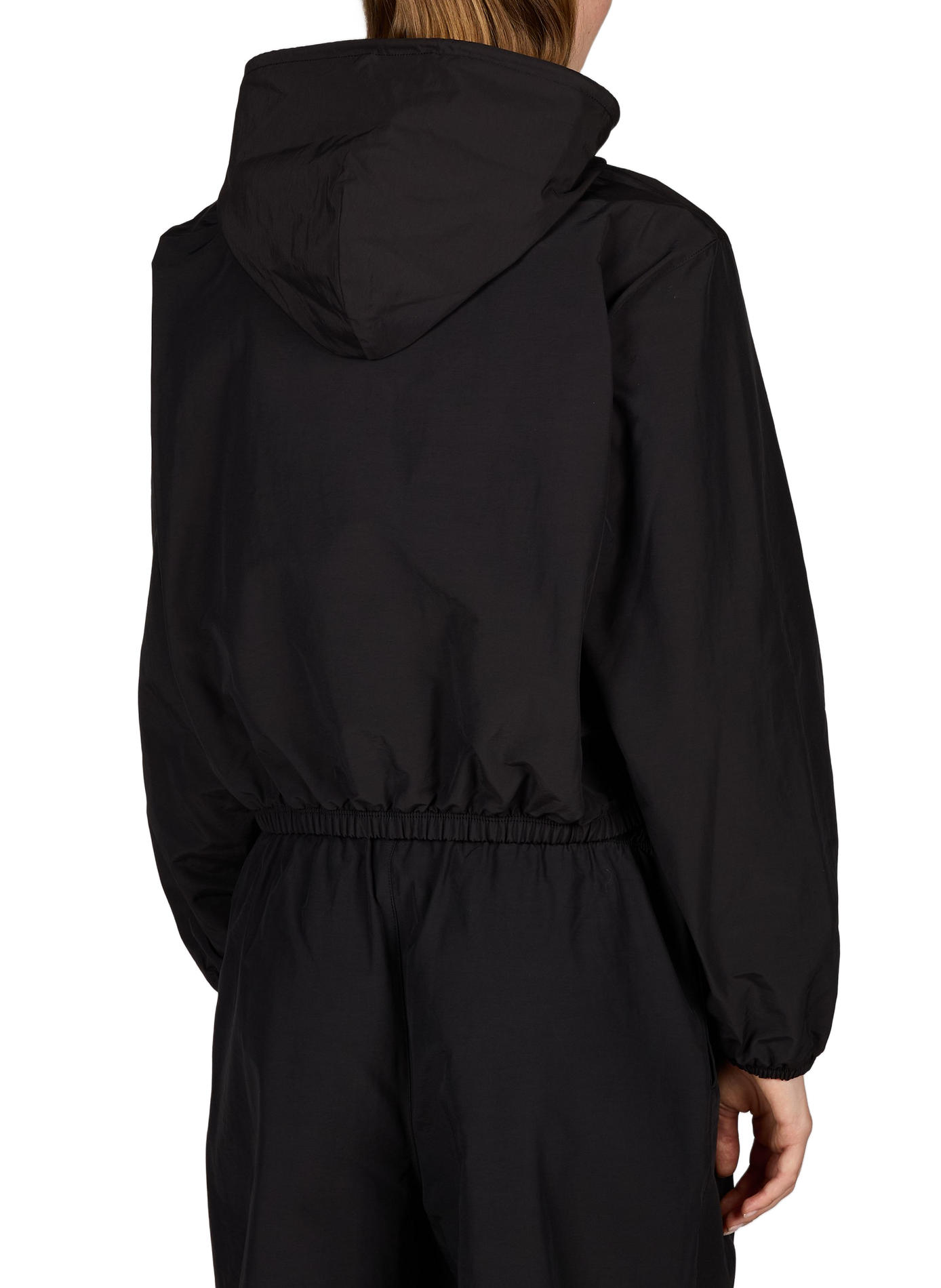 Cotton-blend hoodie ALEXANDER WANG Black
