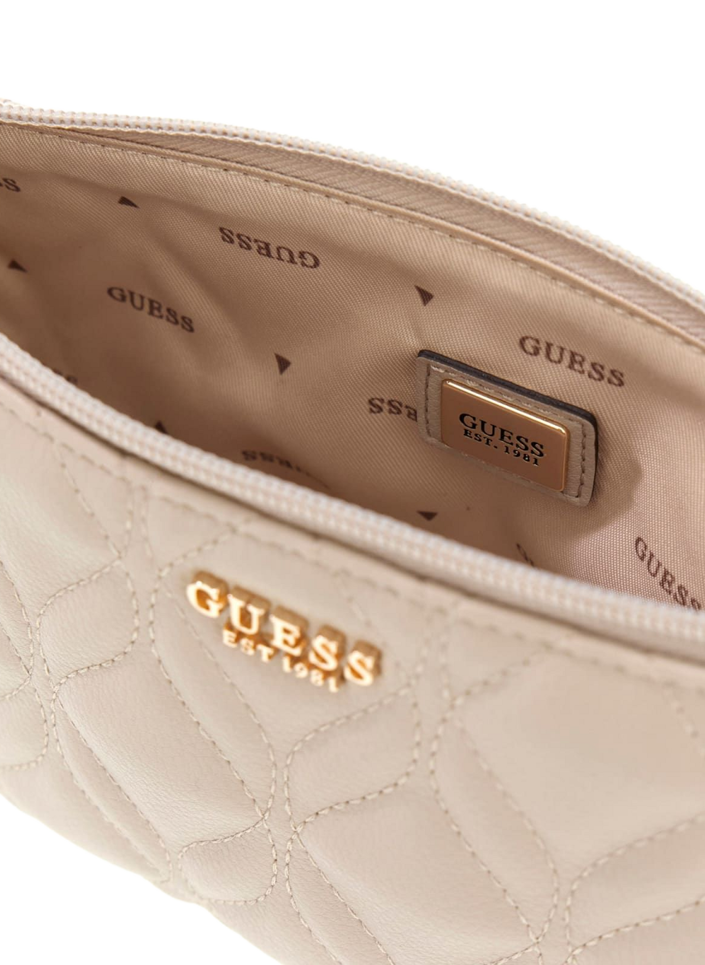 Gepolstertes Etui GUESS Beige