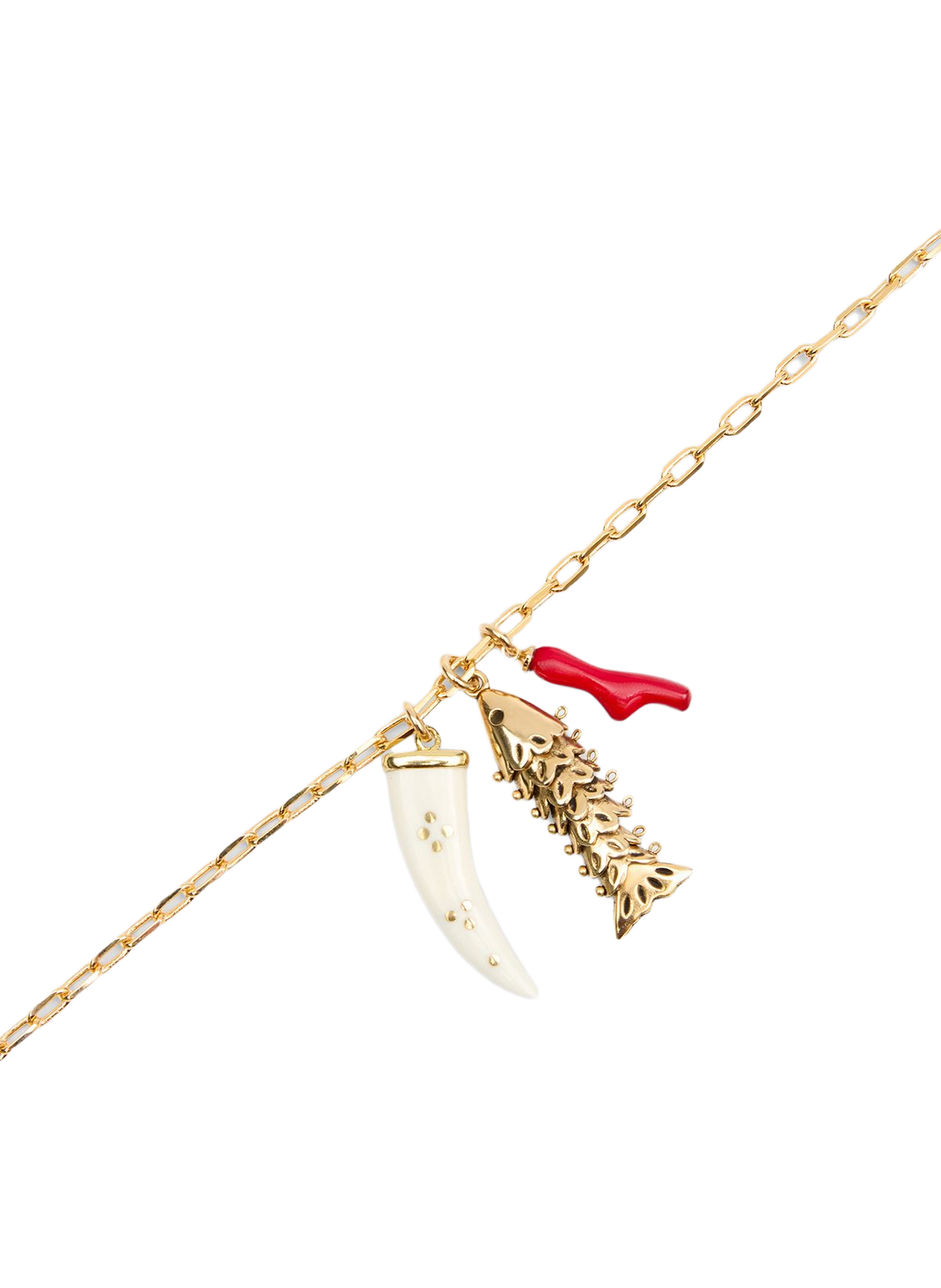 Sautoir New River à pendentifs ISABEL MARANT Doré