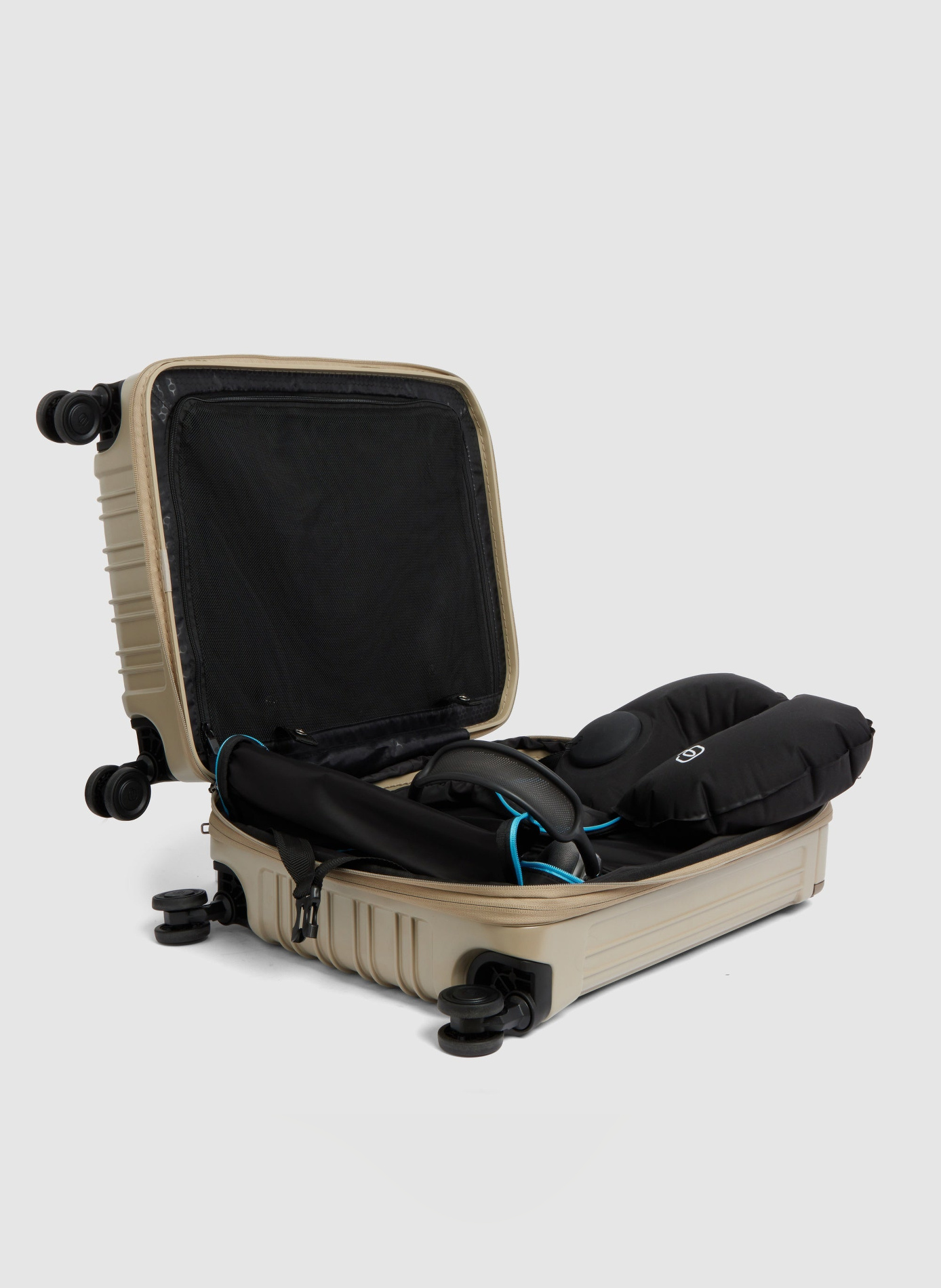 Handbagage voor laptop met twee openingen PIQUADRO Beige