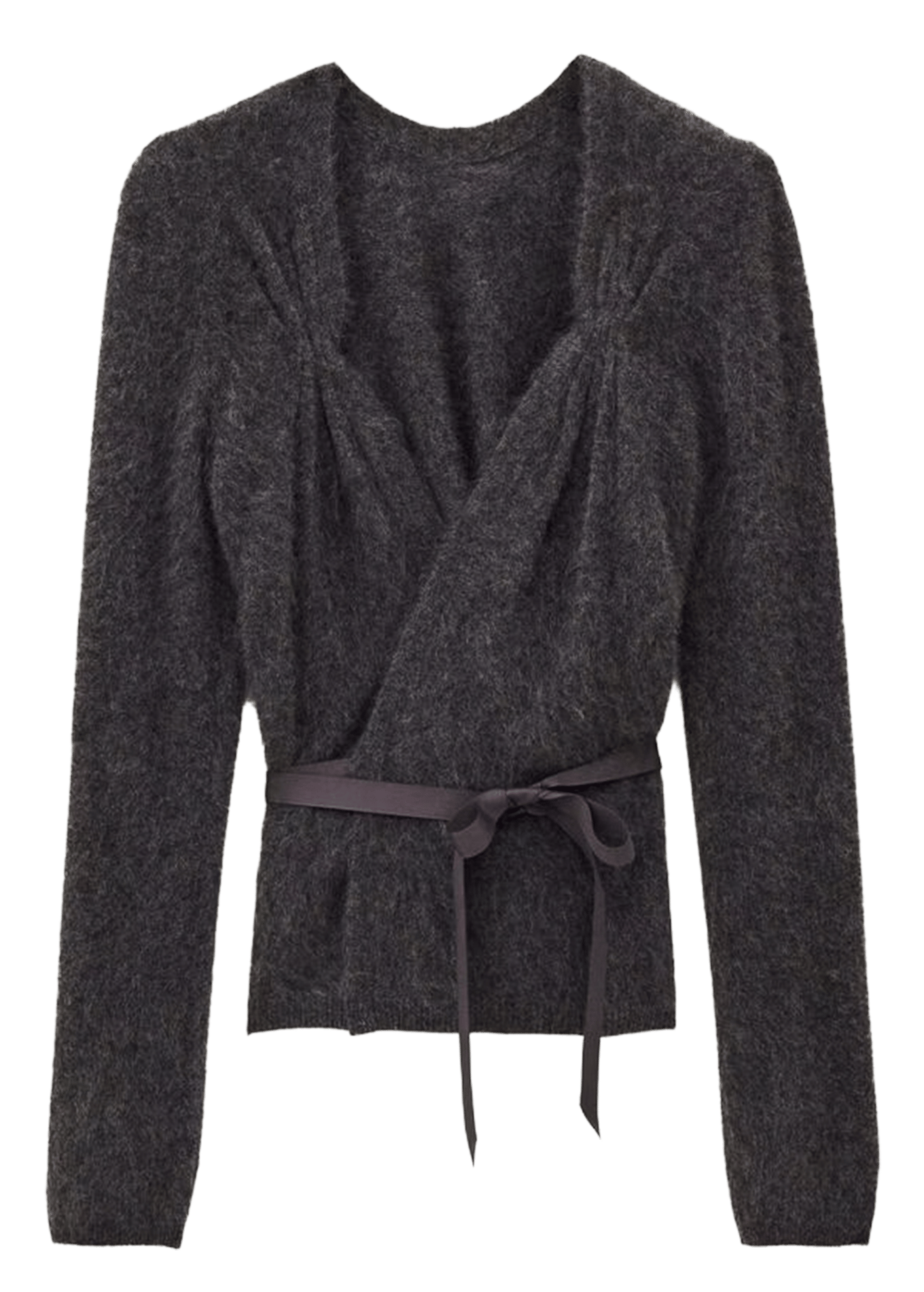 Cardigan cintré en line terrats BA&SH Grijs