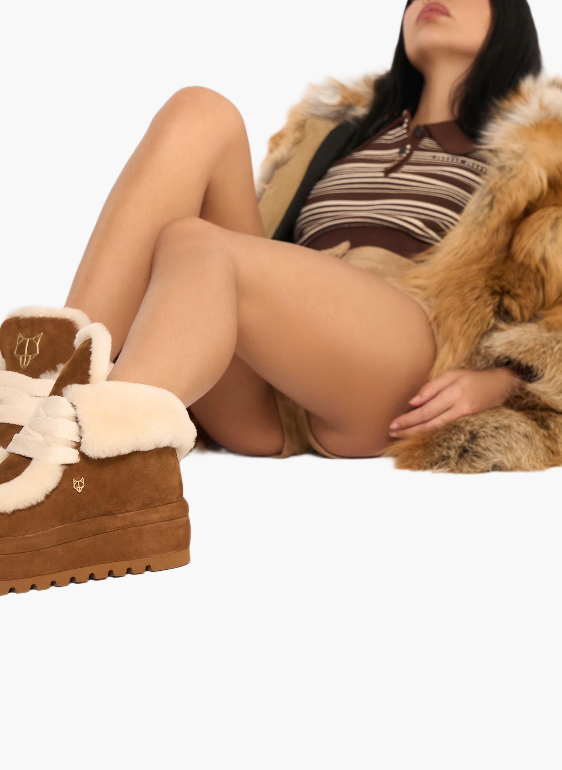Bottes bambi NAKED WOLFE Marron