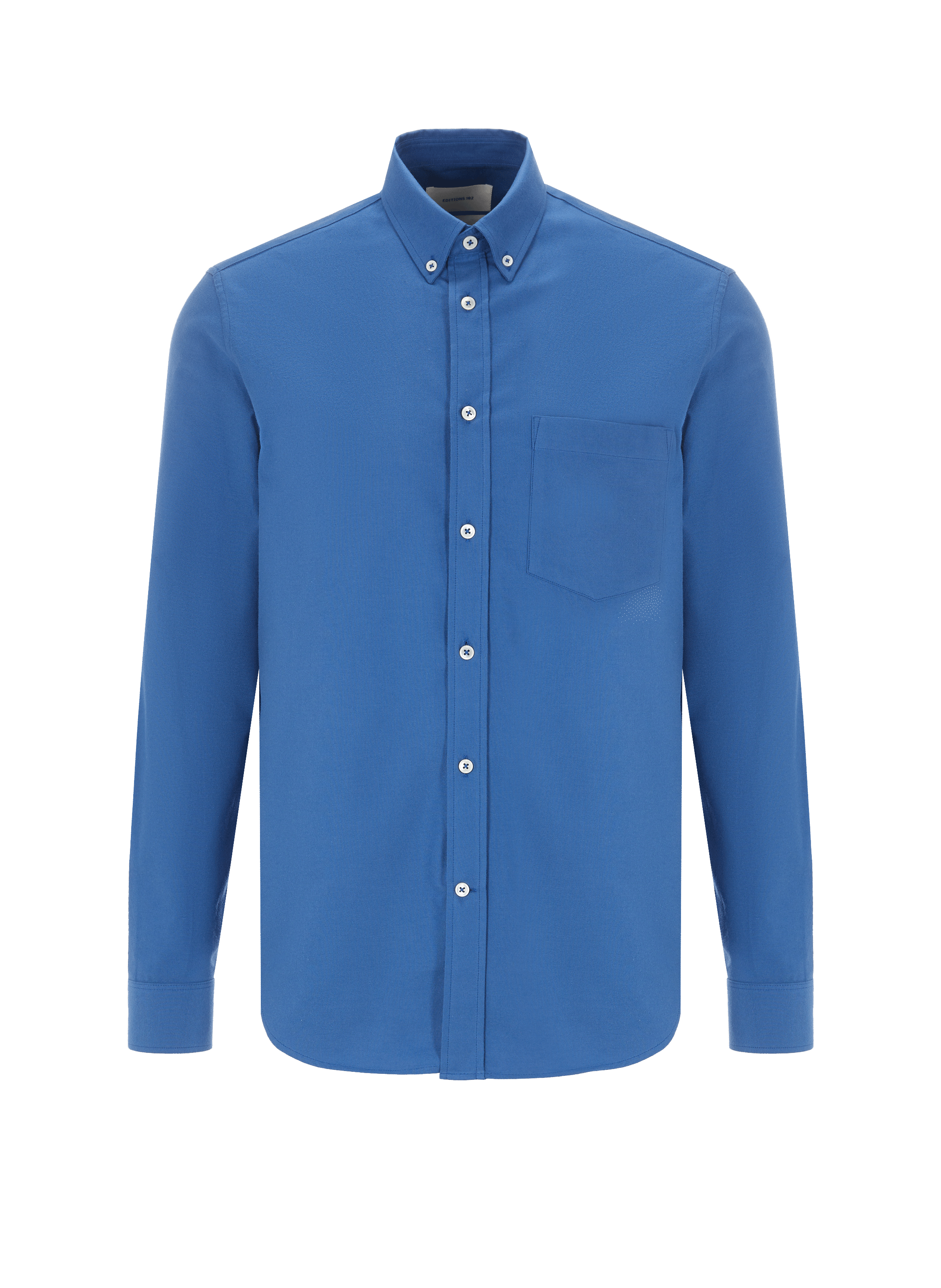 EDITIONS 102 Chemise en coton Oxford Bleu