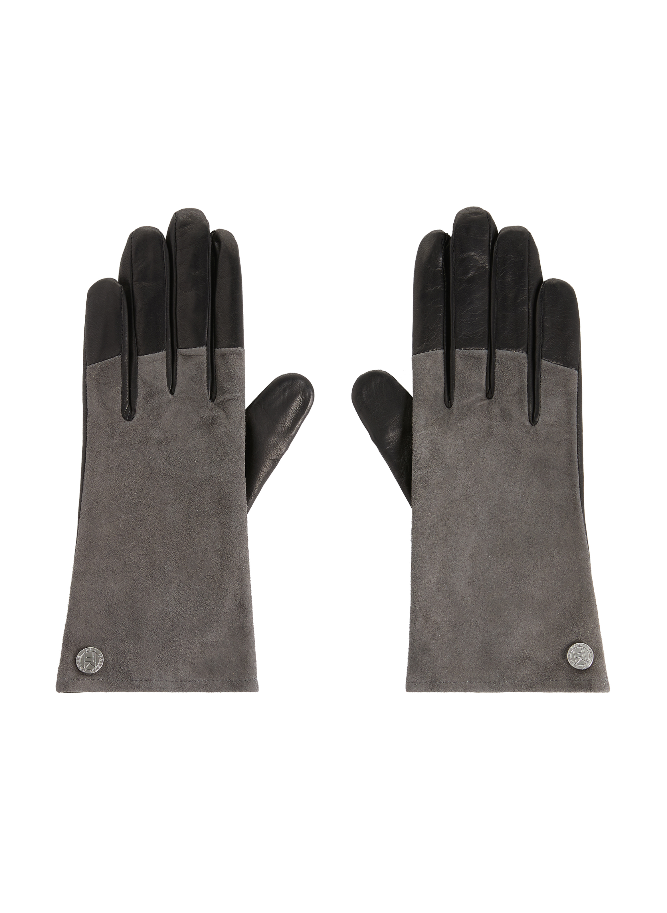 MAISON FABRE Harmony leather gloves Multicolour
