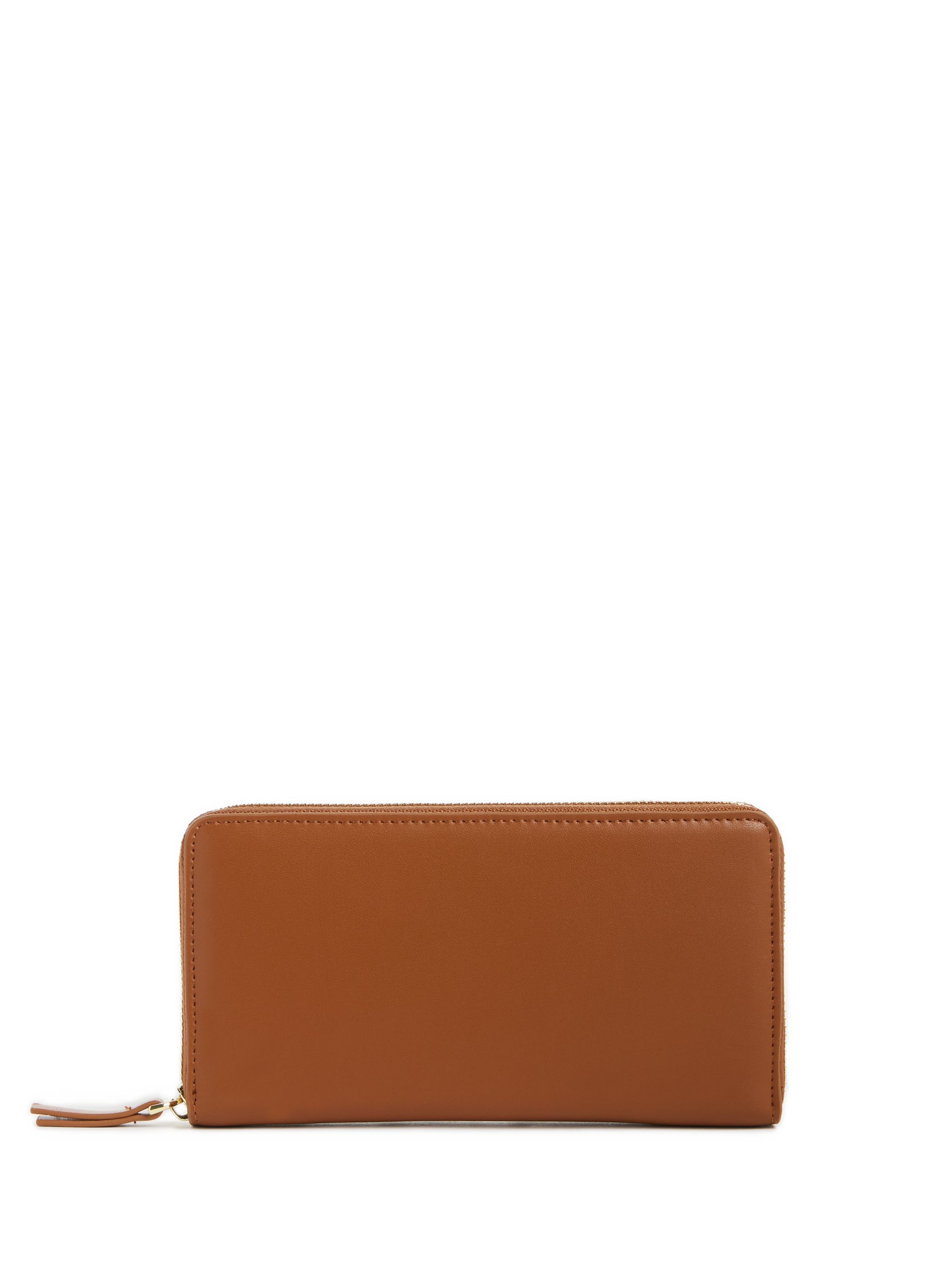 SAISON 1865 Portefeuille en cuir verni Marron