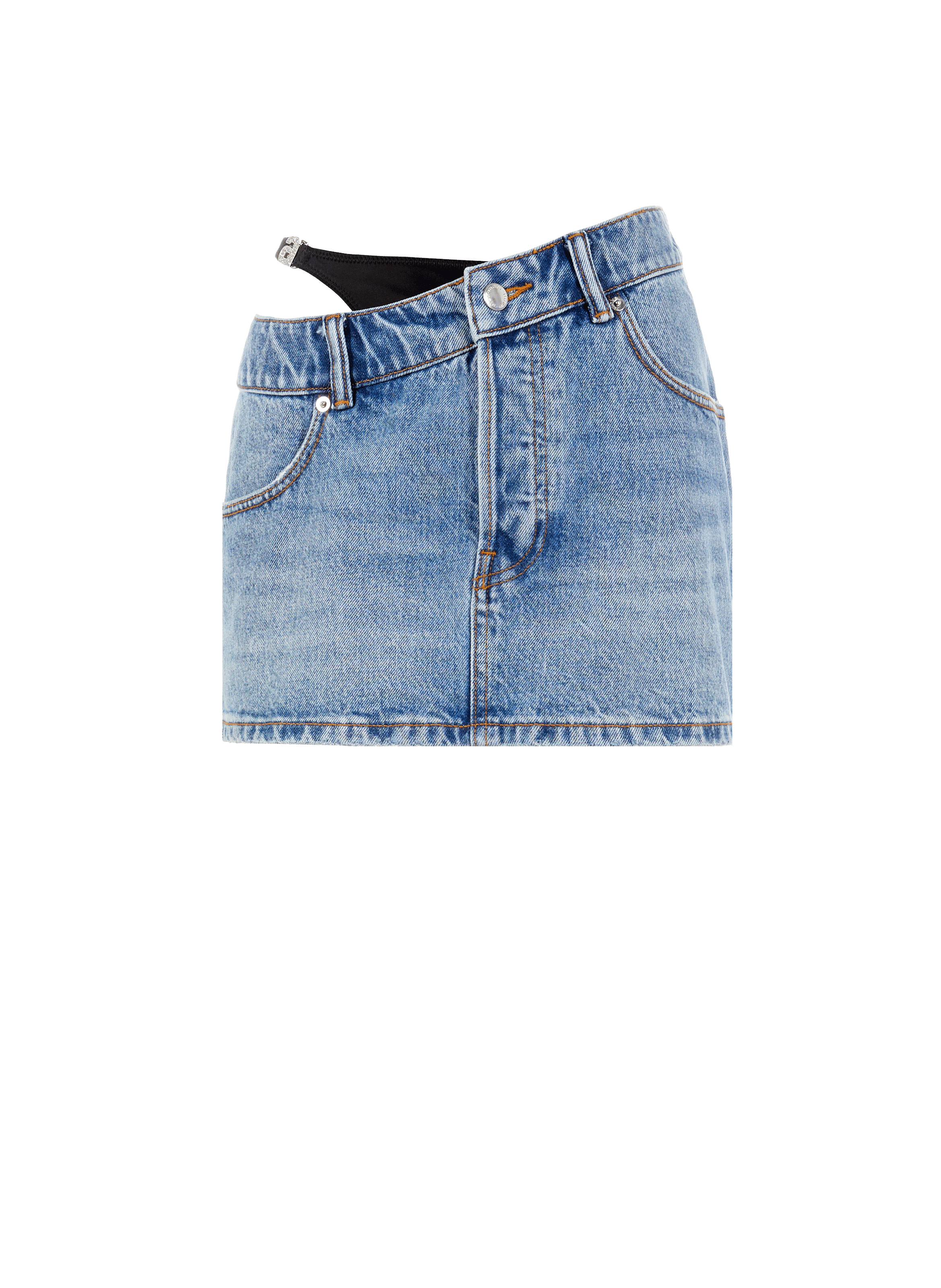 Jupe en jean avec taille bikini