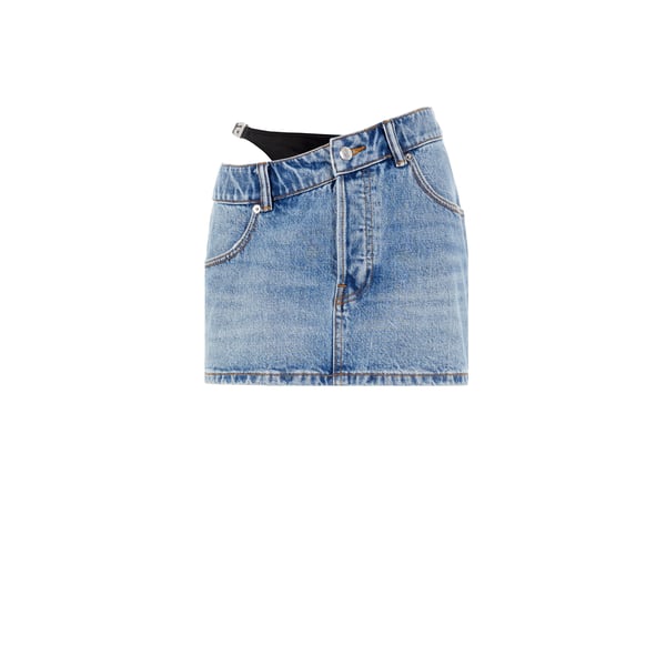 Jupe en jean avec taille bikini