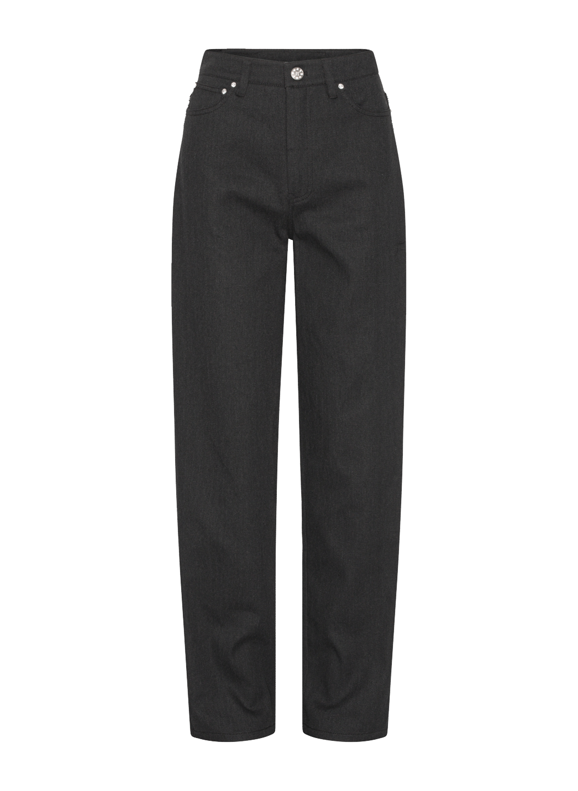 ROTATE Cotton jeans Black