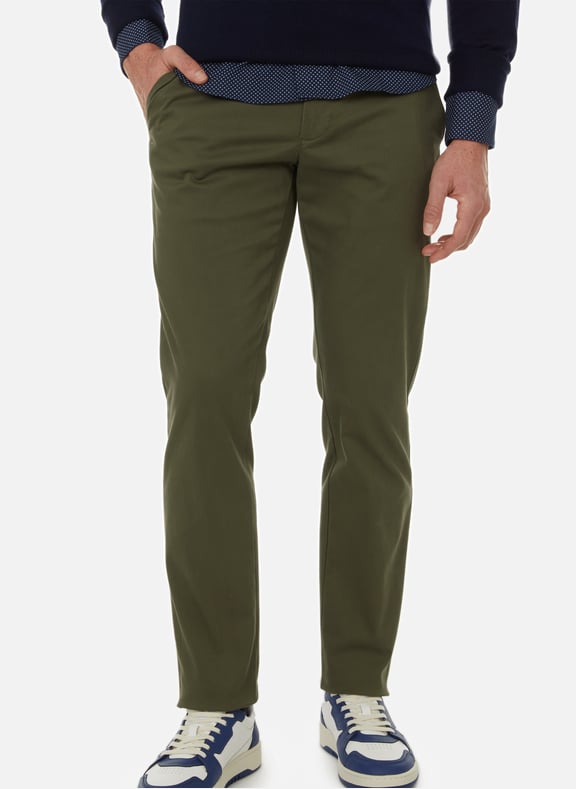 Pantalon chino Kaki by TOMMY HILFIGER TOMMY HILFIGER Pantalon chino Kaki