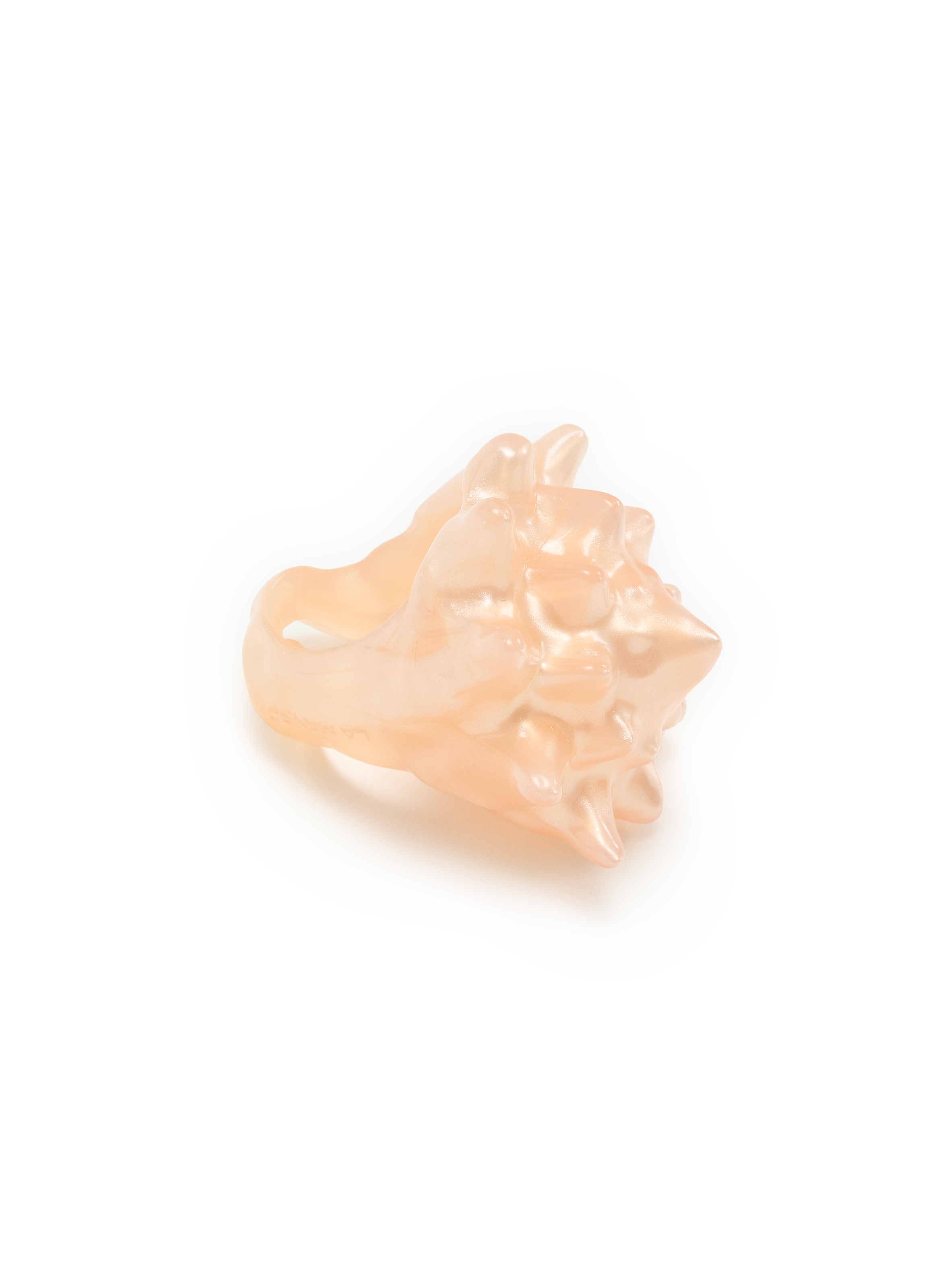 Peach Caracola Ring LA MANSO Beige