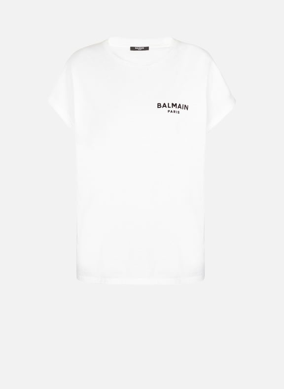 T-shirt balmain floqué Blanc by BALMAIN BALMAIN T-shirt balmain floqué Blanc