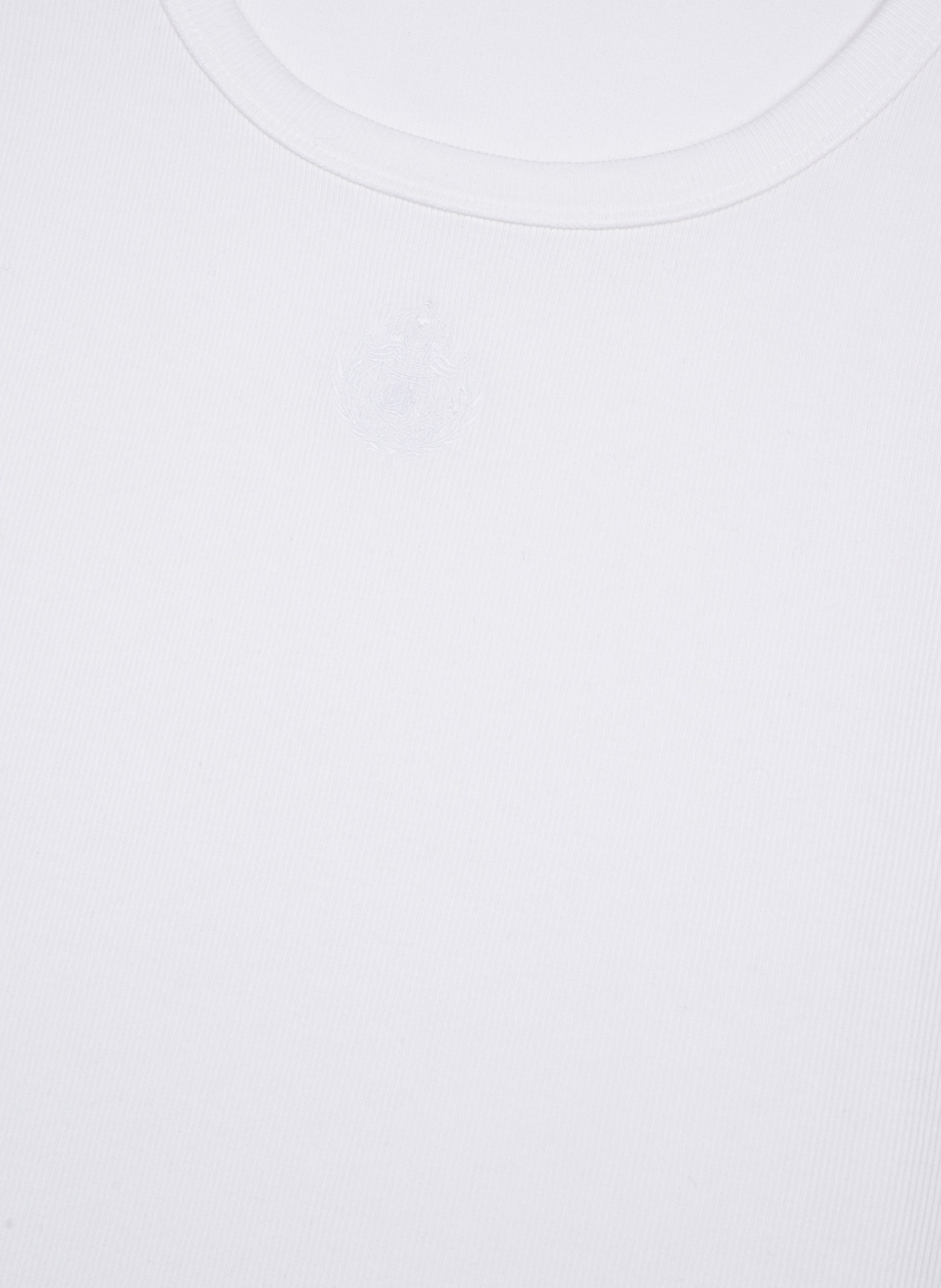 Débardeur avec broderie blason THE KOOPLES Blanc